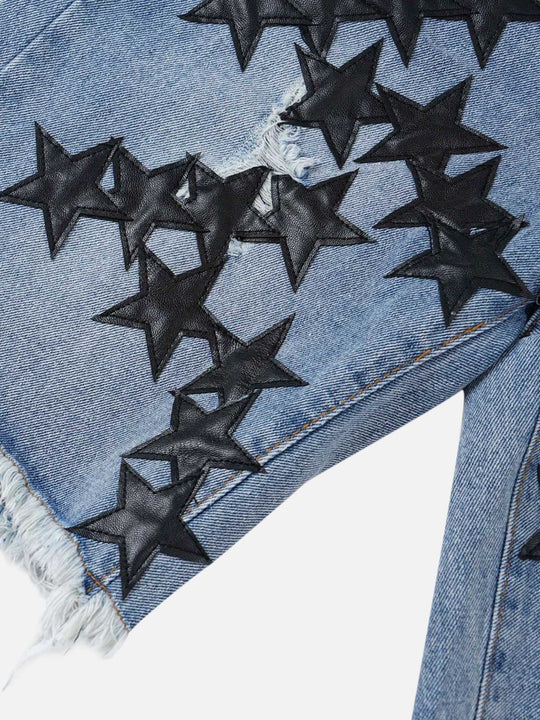 STAR PATCHWORK UNISEX ŞORT