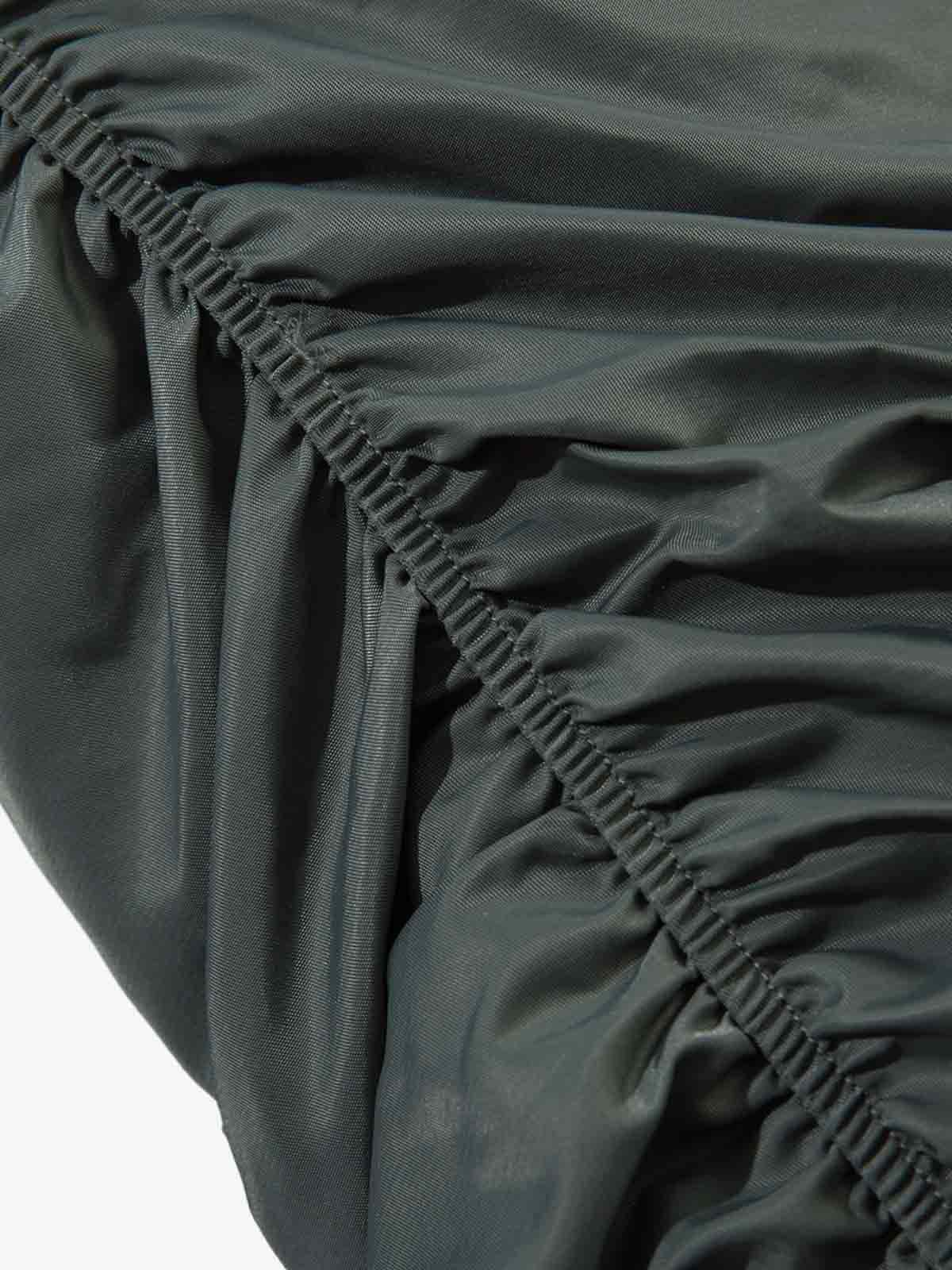 Vintage Kürklü Kapüşonlu Şişme Bomber Ceket
