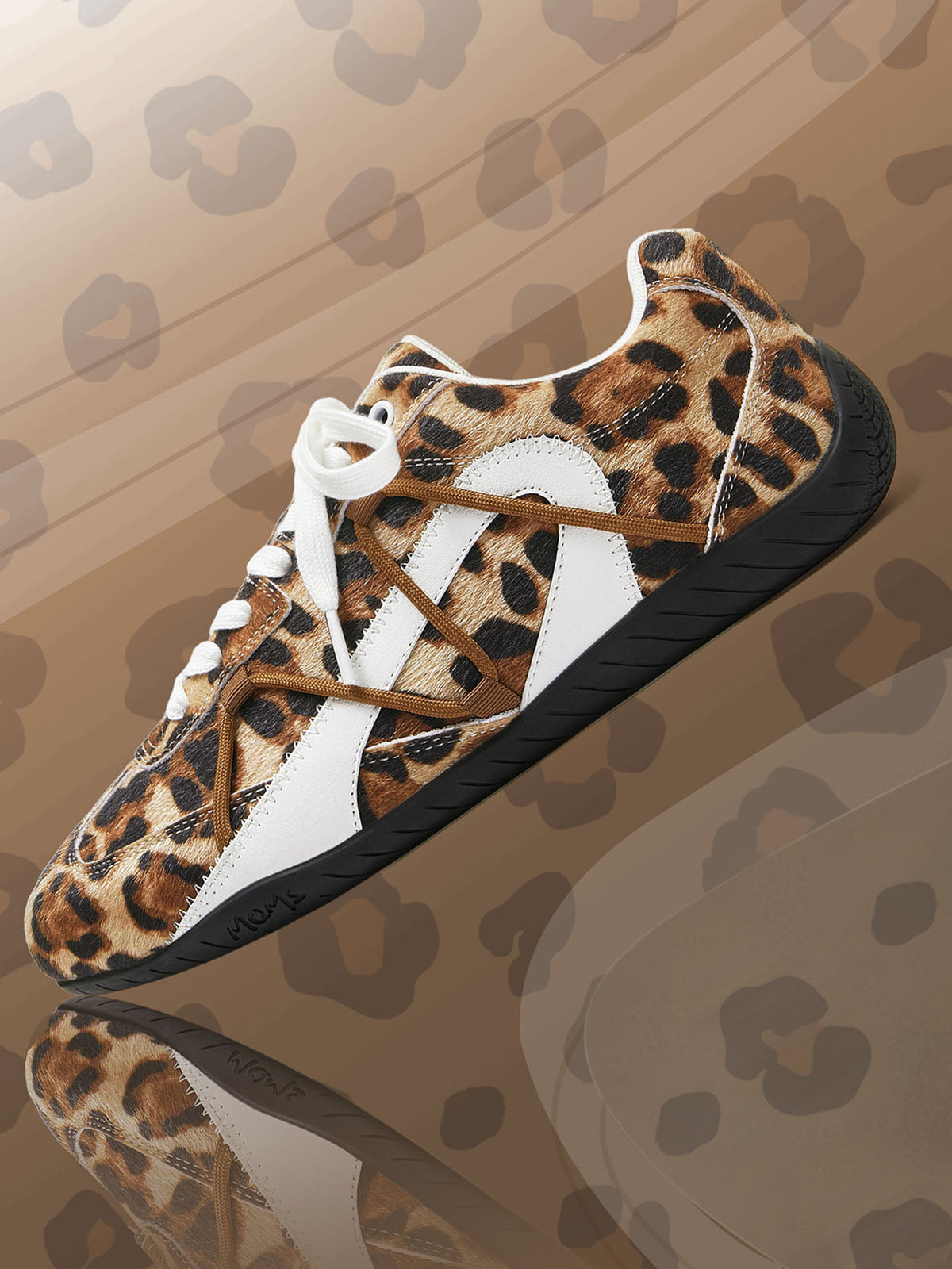 UrbanLaws Leopar Desenli Racing Training Sneakers