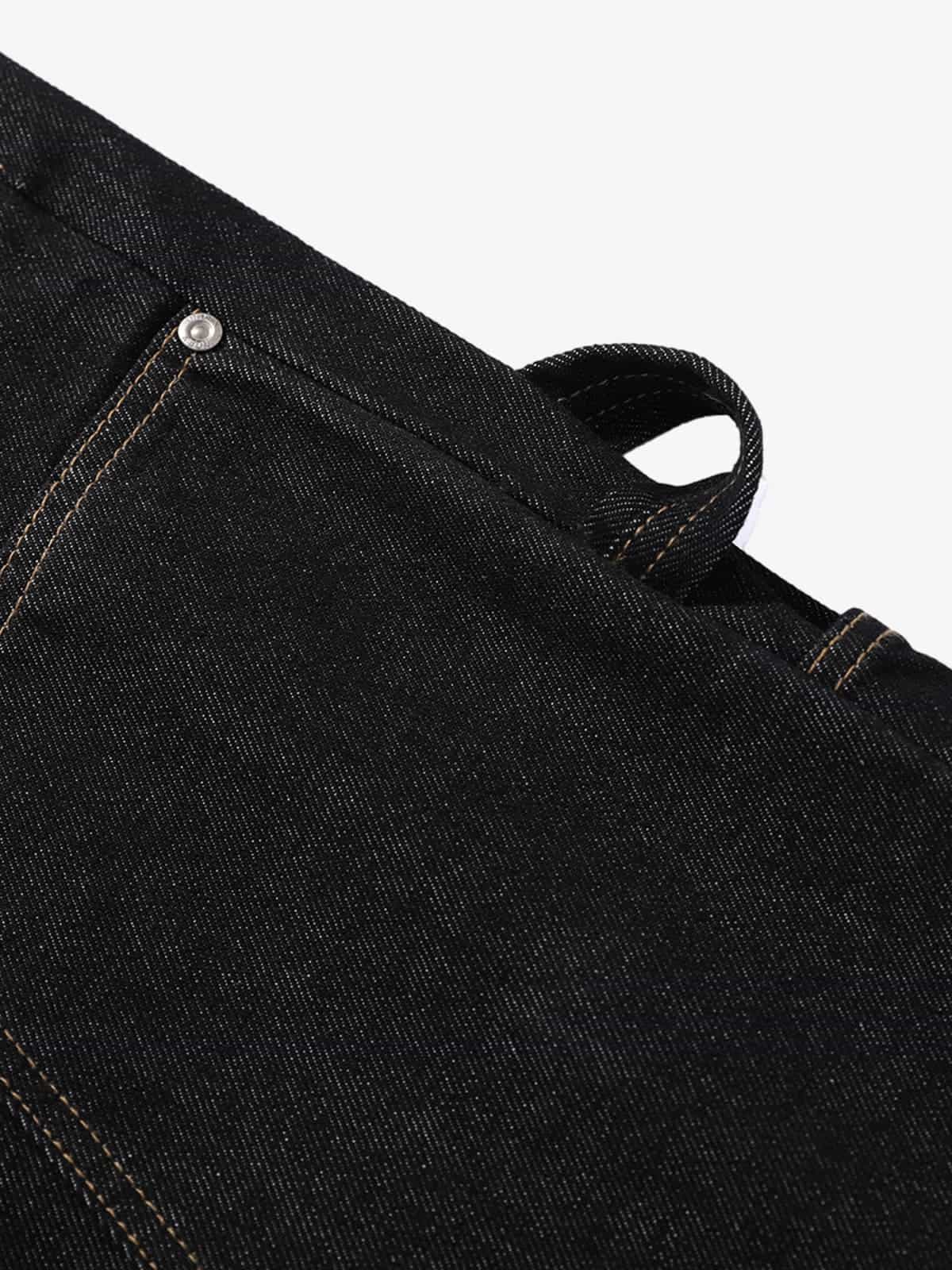 Vintage Baggy Jean | Düğmeli Pat & Dikiş Detay