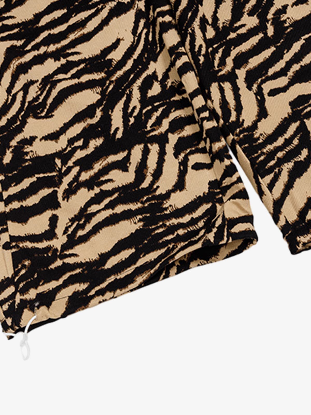 Retro Zebra Desenli Barrel Pantolon | Tasarımsal