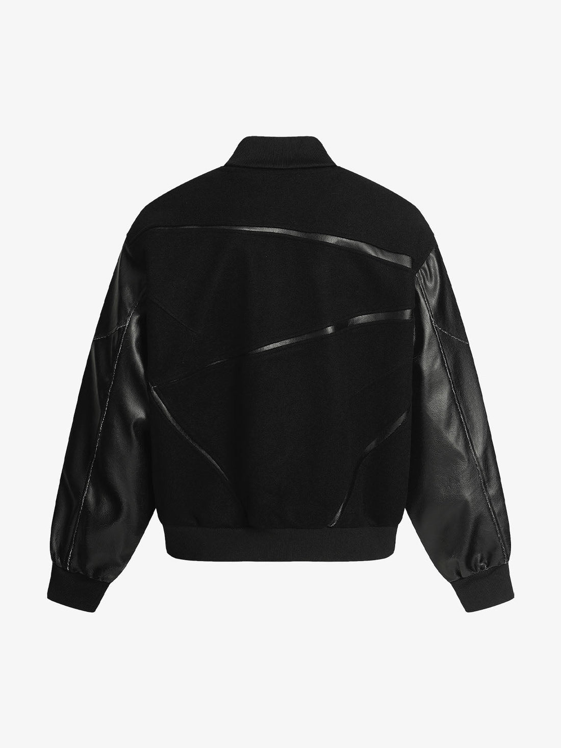 Retro Bomber Baseball Deri Ceket