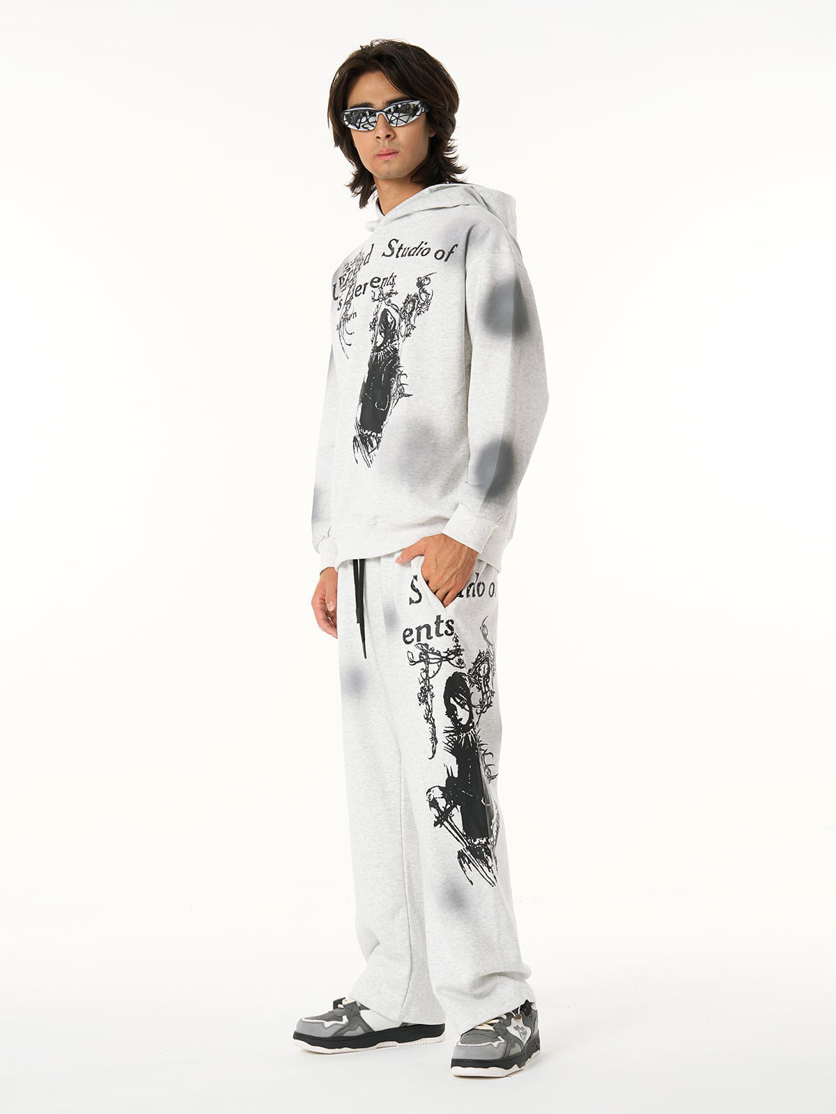 Limited Edition Graphic Hooded Ceket