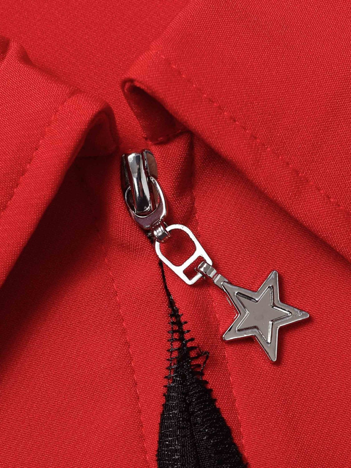 Star Zipper Tasarımı Gömlek