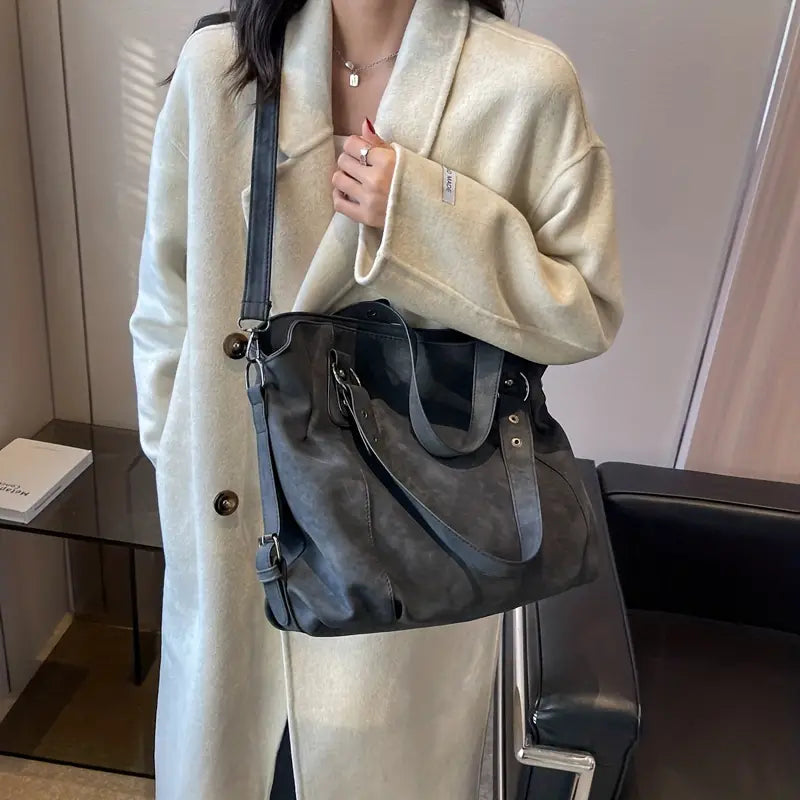Velvet Voyage Vegan Süet Stil Çanta