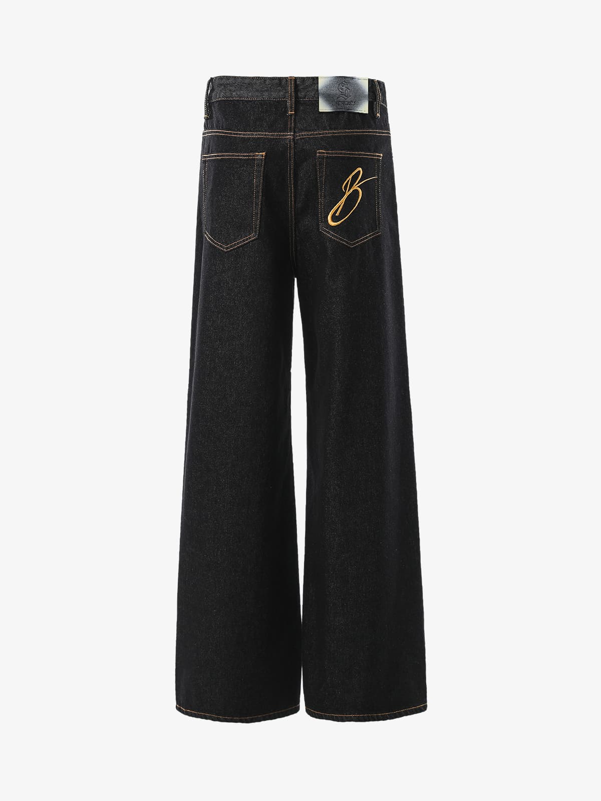 Vintage Nakışlı Jean | Tasarımsal Hançer Paça