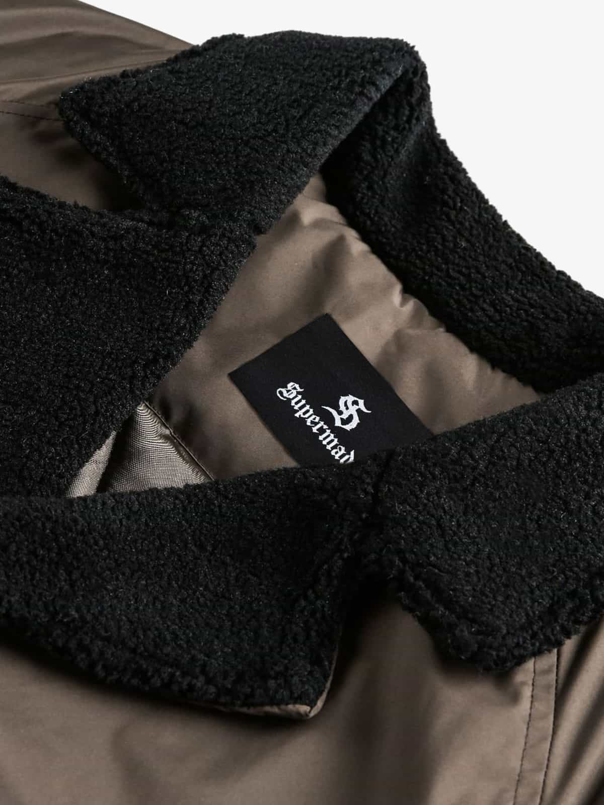 Vintage Fleece Yaka Bomber | Büzgülü Şişme