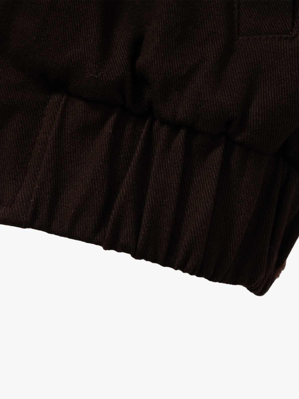Punk Oblique Ceket | Kürklü Yaka & Fermuarlı