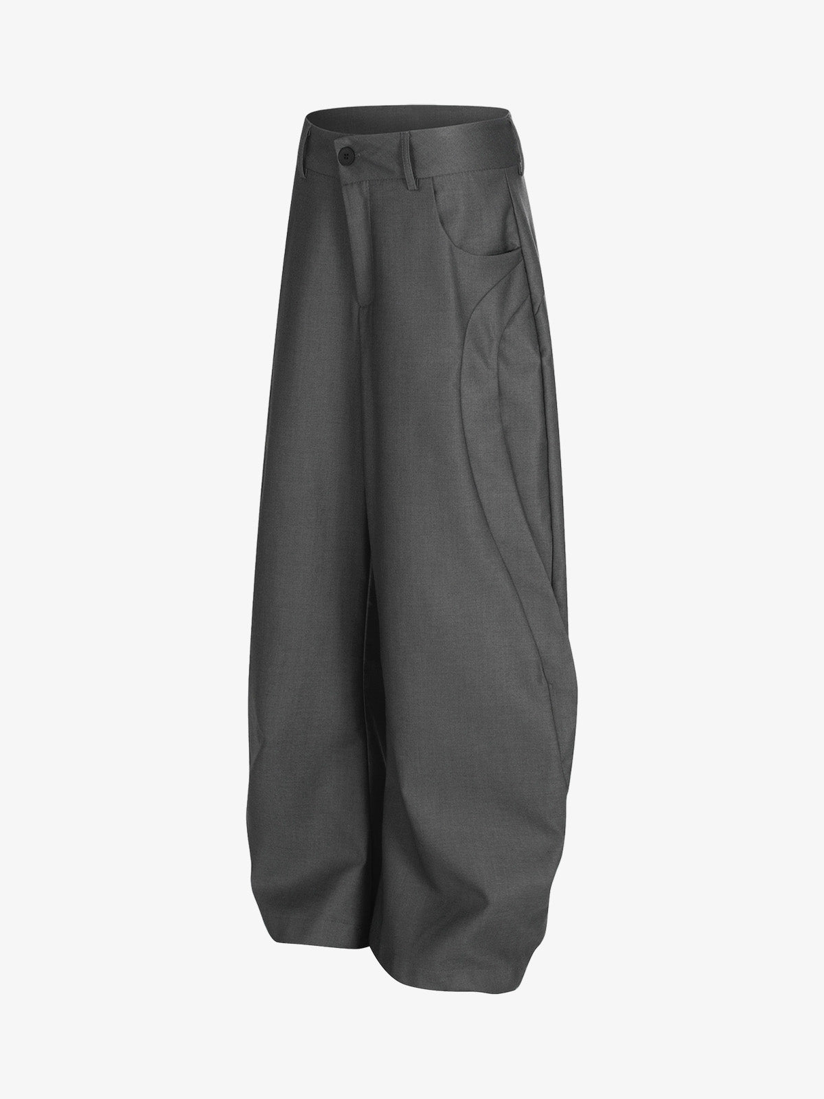 Drape Cleanfit Pileli Barrel Takım Pantolonu