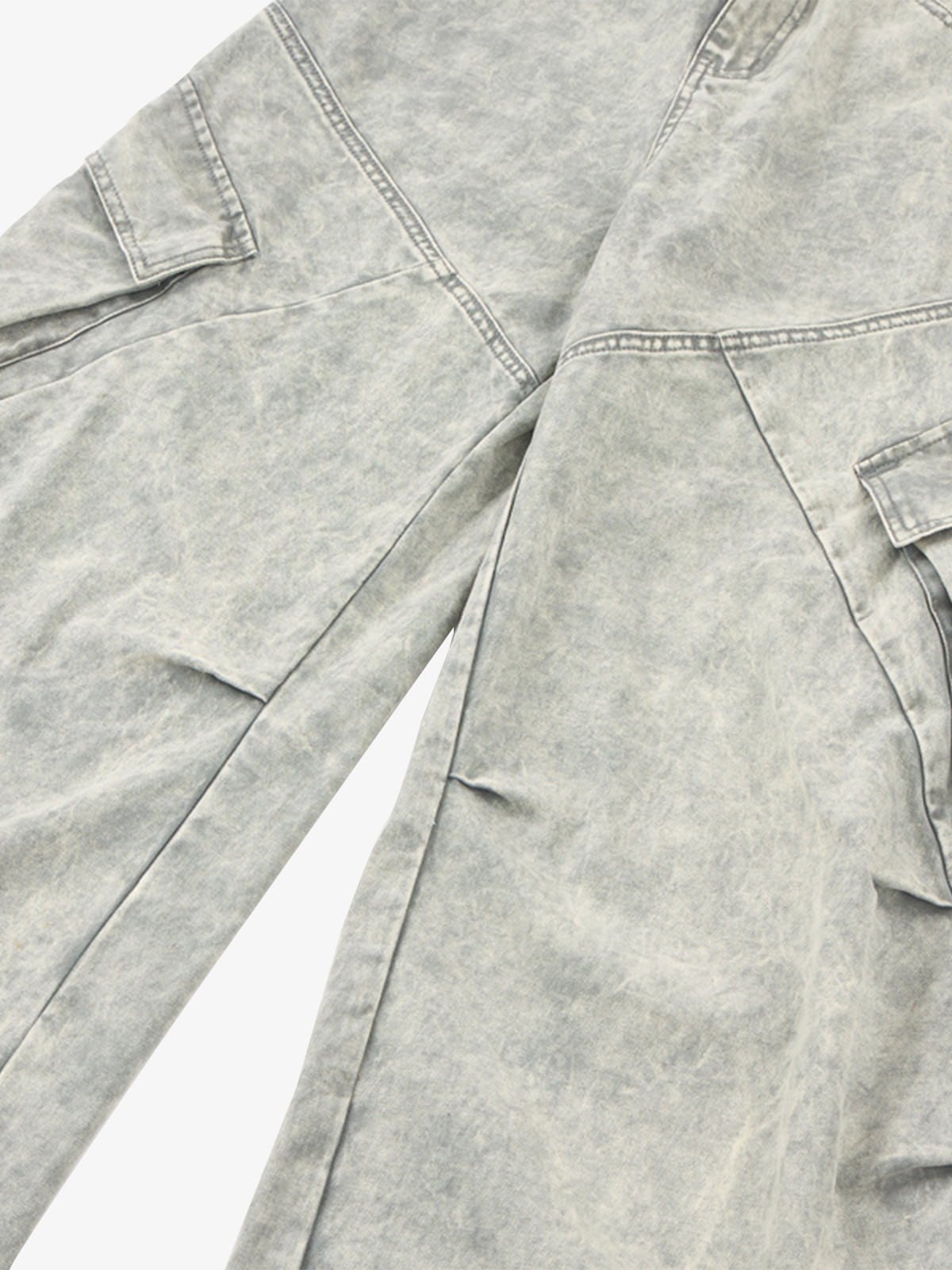 Vintage Yıkamalı Barrel Jean | Multi-Pocket