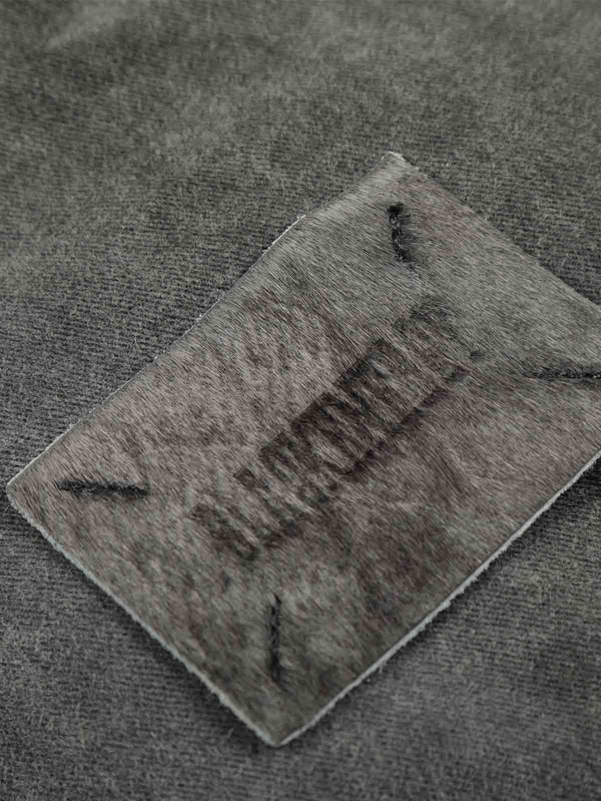 Vintage Distressed Pileli Shearling Mont | Yüksek Yaka