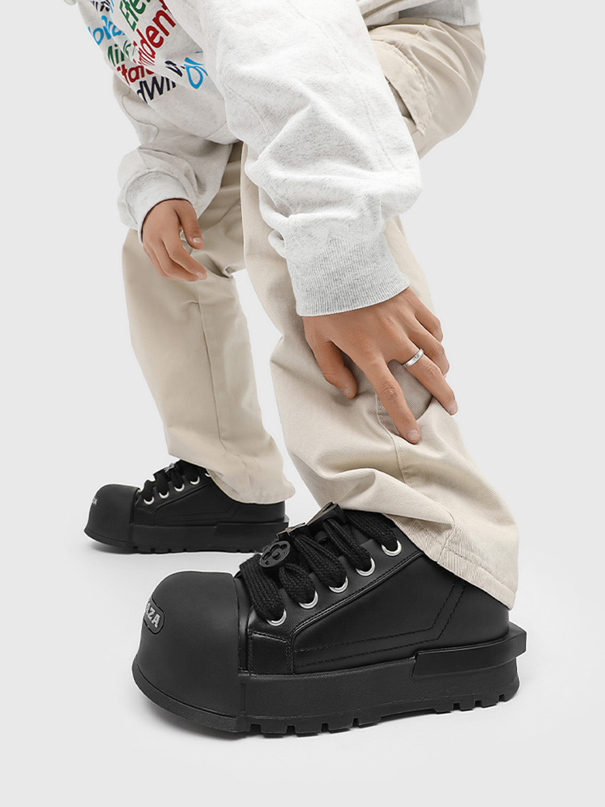 Özel Tasarım Monochrome Chunky Sneaker