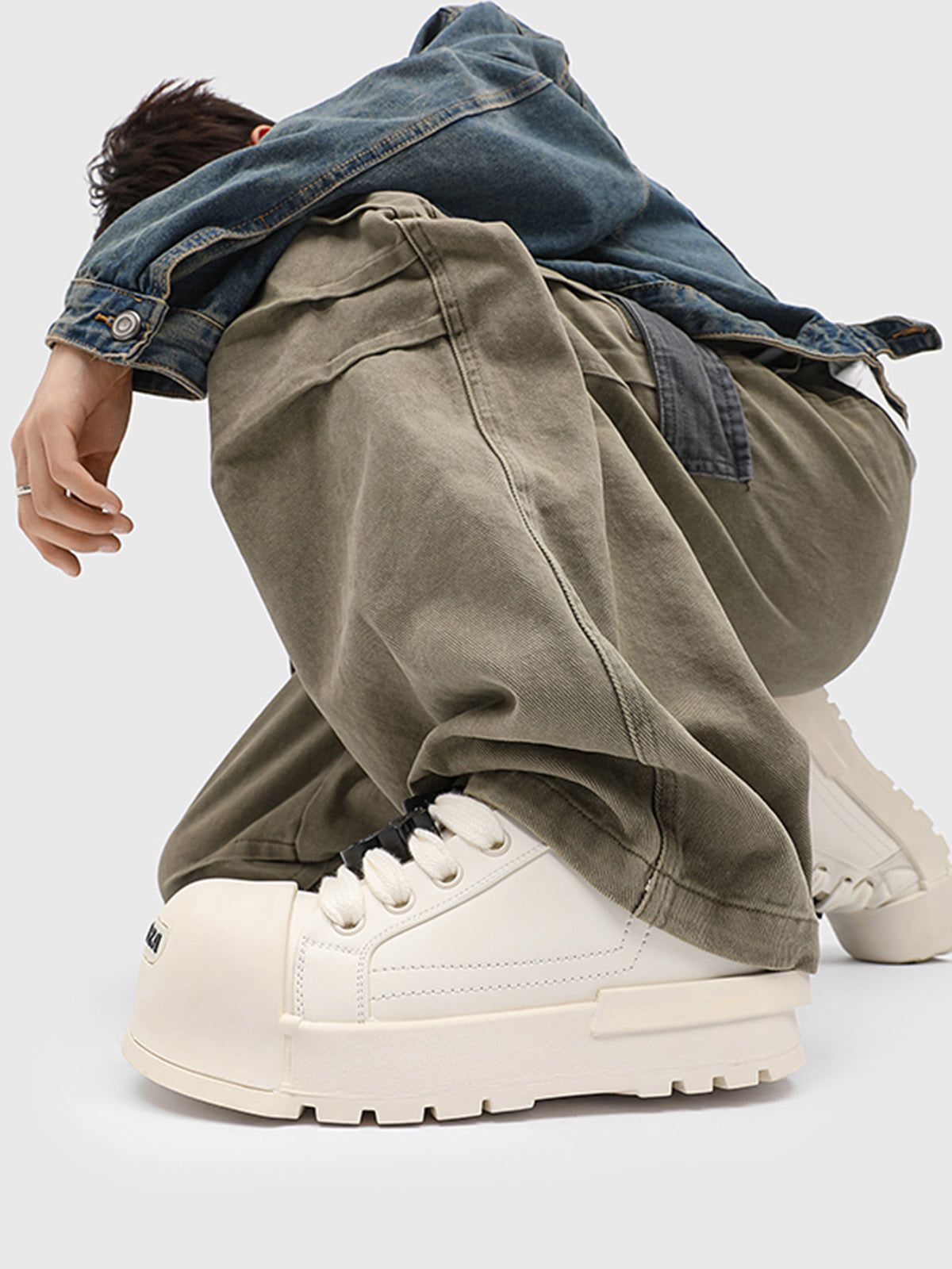 Özel Tasarım Monochrome Chunky Sneaker