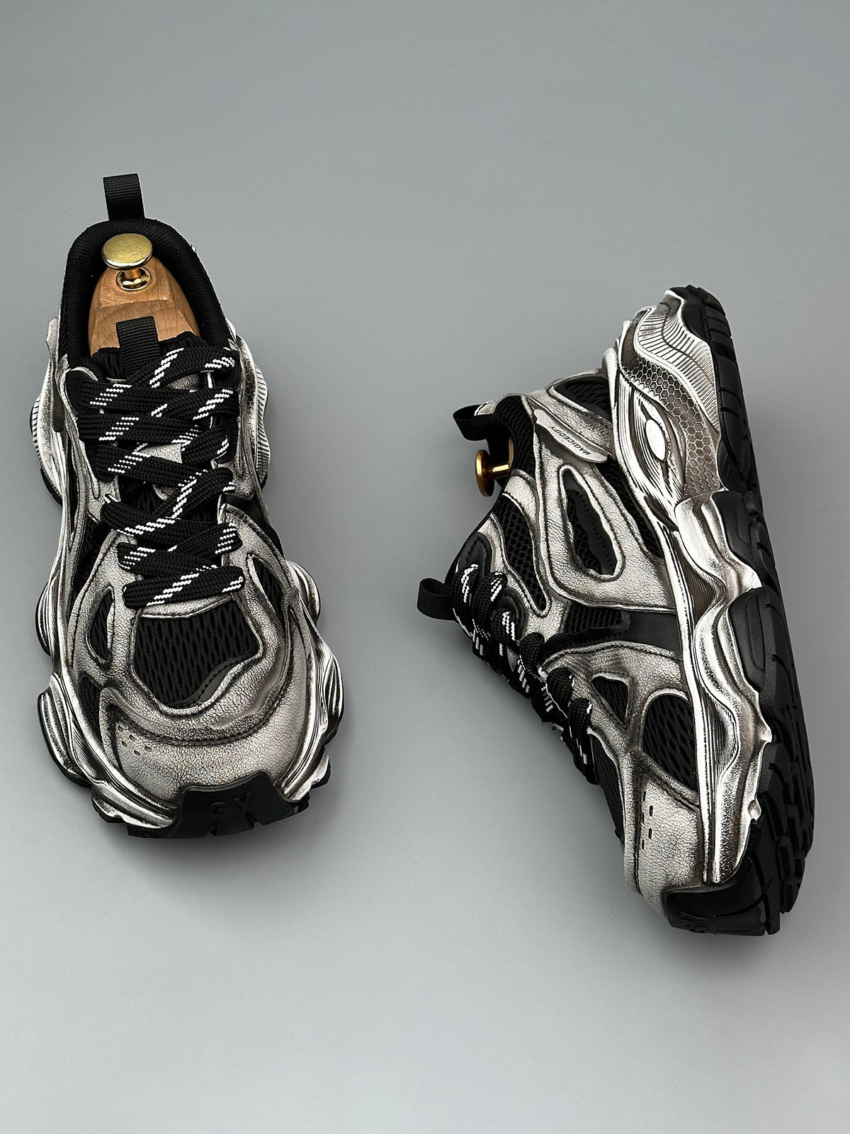 Kalın Tabanlı Nefes Alabilir Running Sneaker