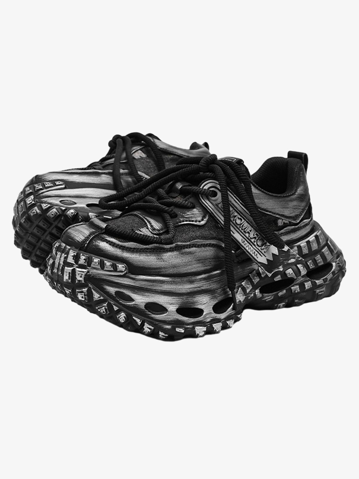 Özel Tasarım Retro Tire Sole Chunky Sneaker