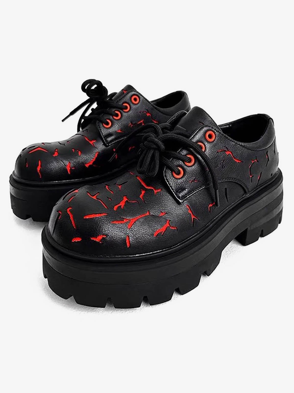 UrbanLaws Sokak Modası Crackle Leather Shoes