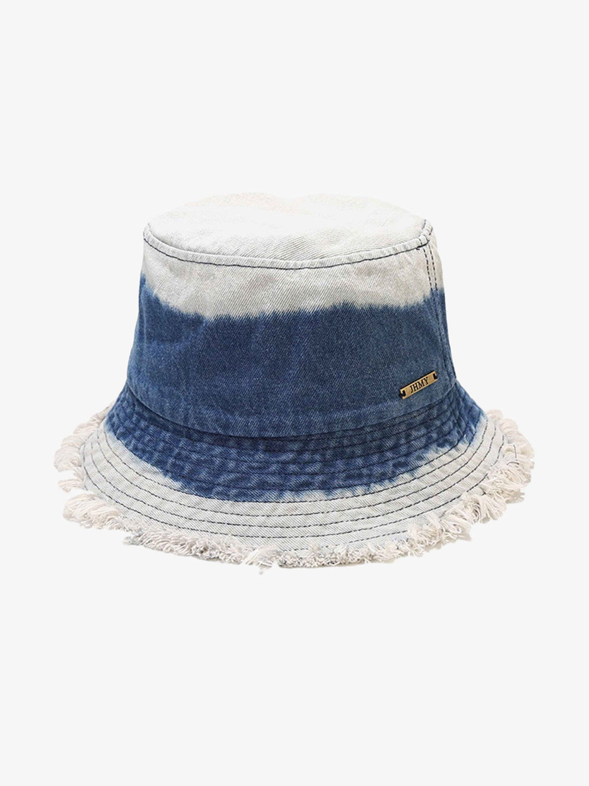 Vintage Denim Kamuflaj Fisherman Şapka
