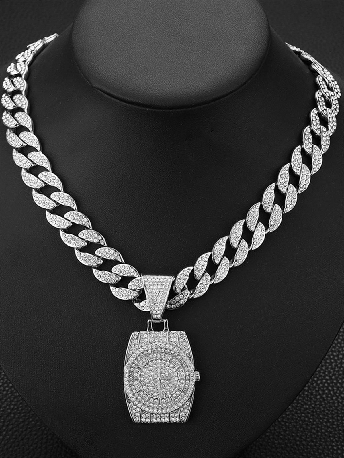 UrbanLaws Işıltılı Hip Hop Vintage Kolye