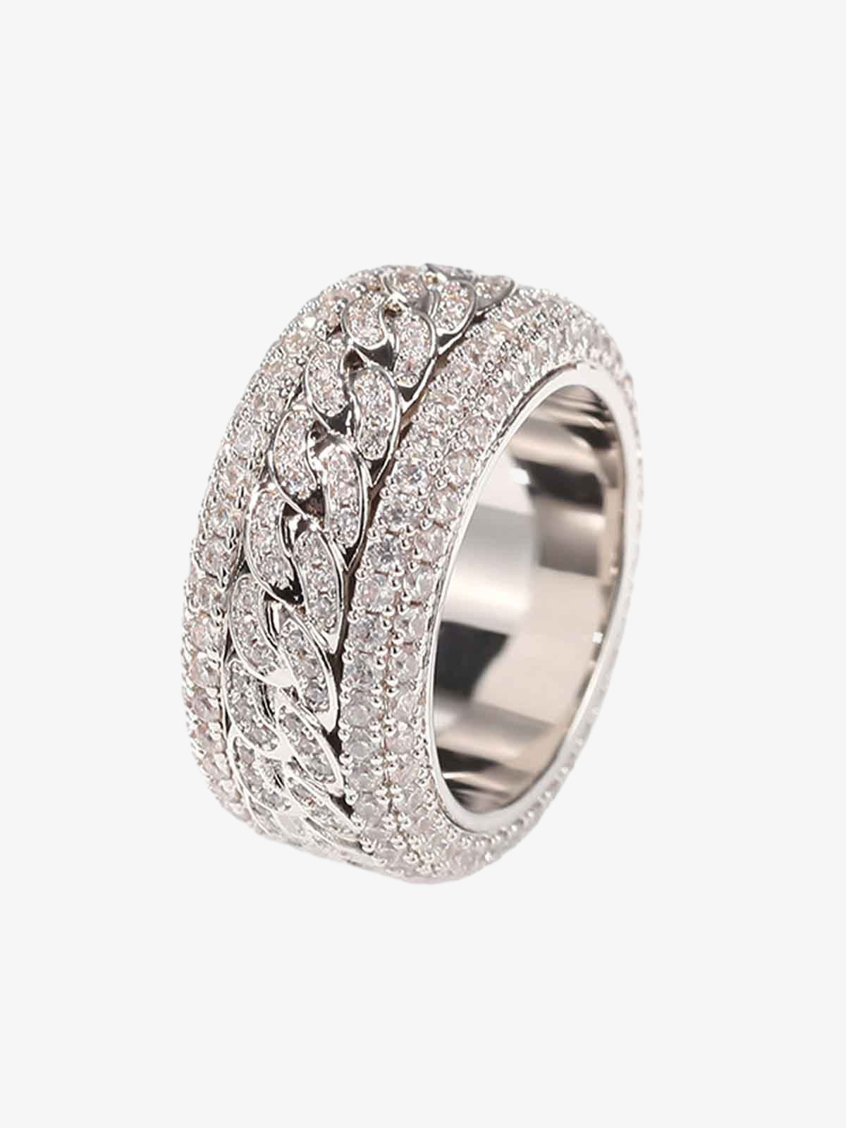 UrbanLaws Özel Tasarım Full Diamond Ring – Sokak Stilinde Şıklık