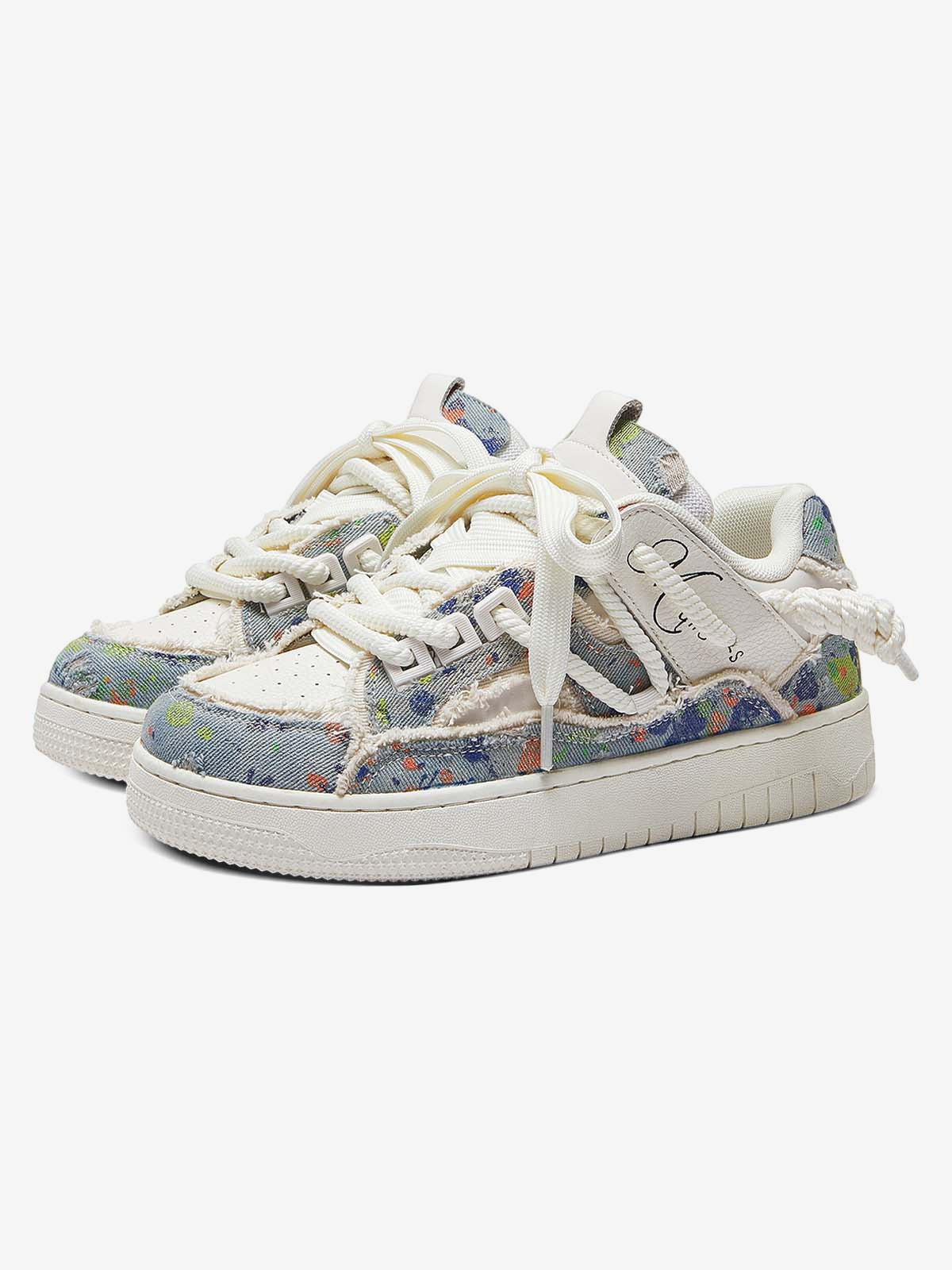 Renk Püsküllü Özel Tasarım Sneaker