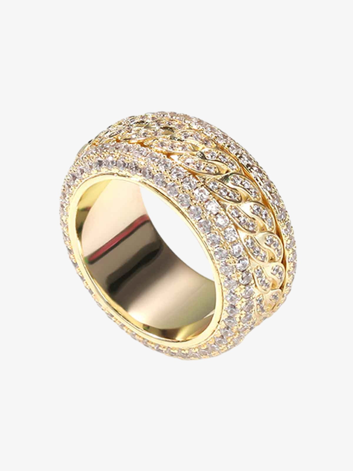 UrbanLaws Özel Tasarım Full Diamond Ring – Sokak Stilinde Şıklık