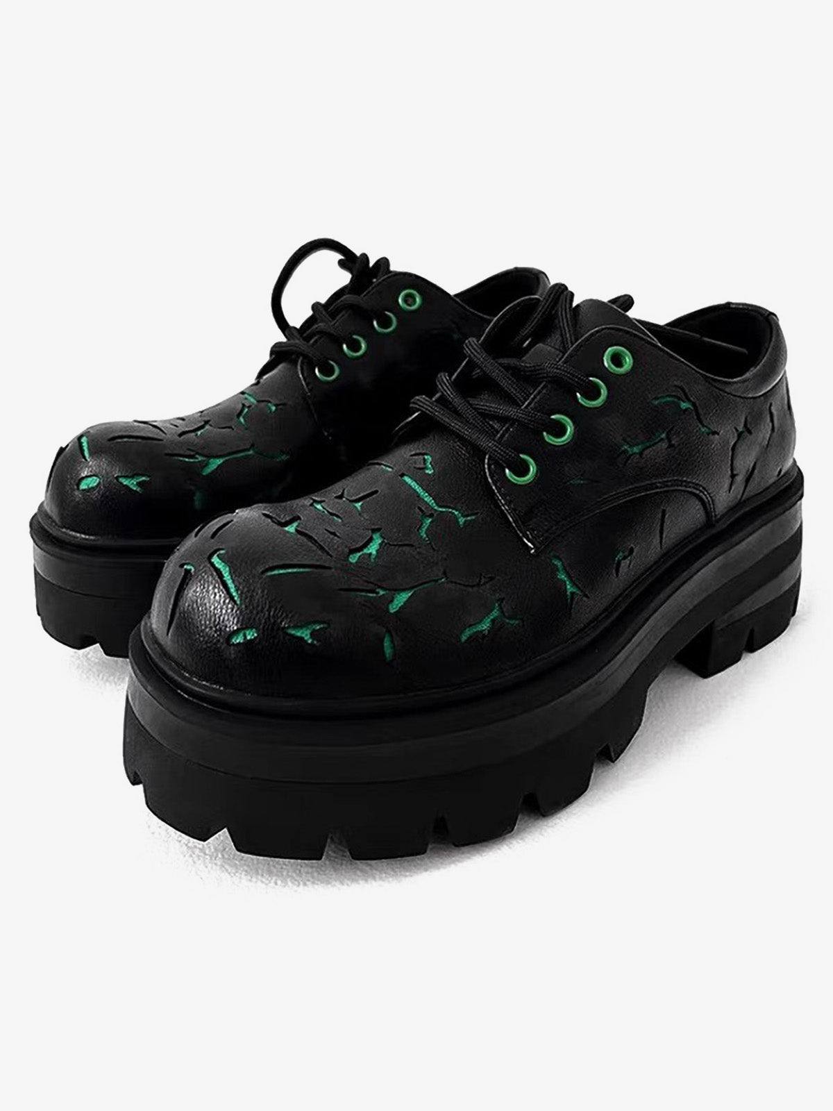 UrbanLaws Sokak Modası Crackle Leather Shoes