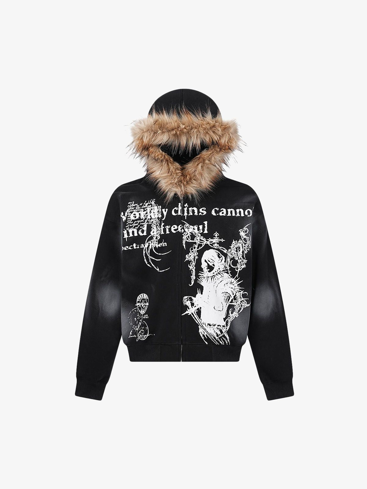 Limited Edition Graphic Hooded Ceket