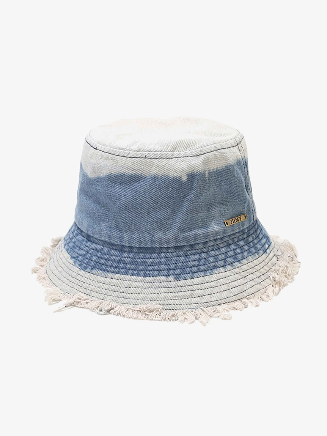 Vintage Denim Kamuflaj Fisherman Şapka