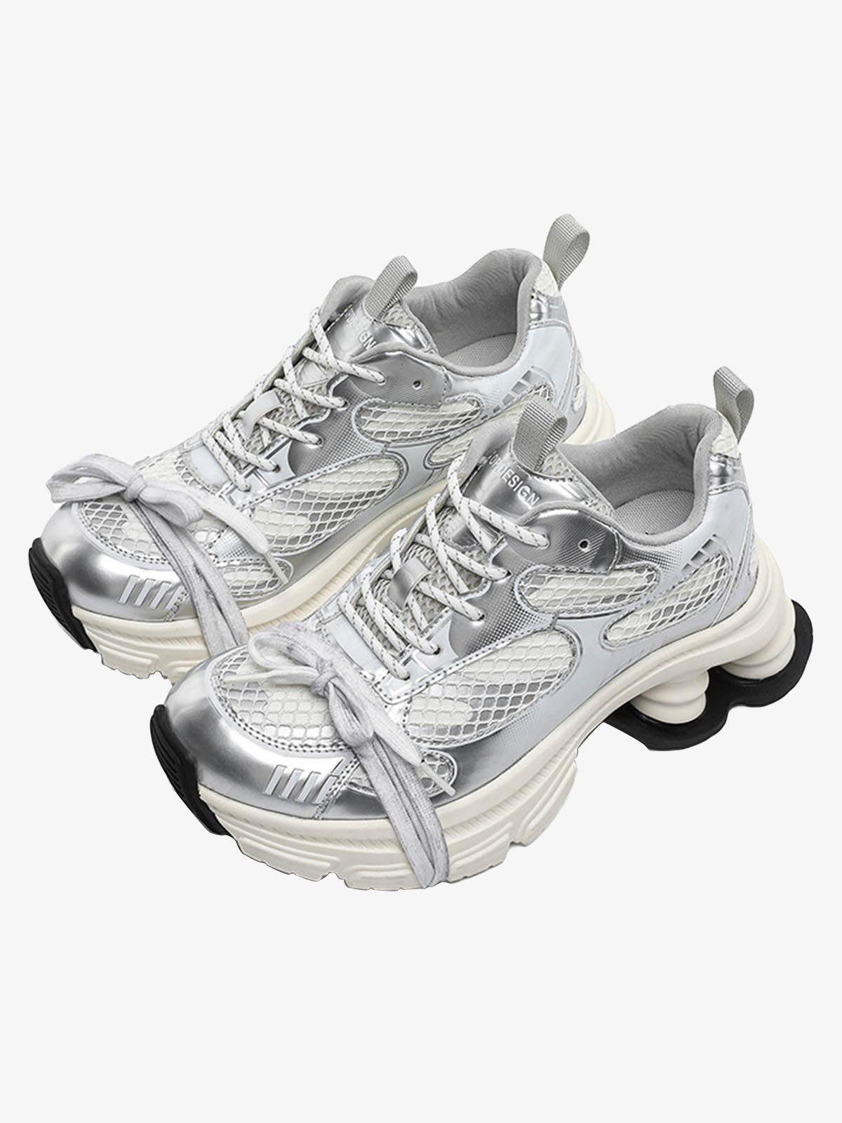 UrbanLaws Oversize Trend Mesh Platform Sneakers