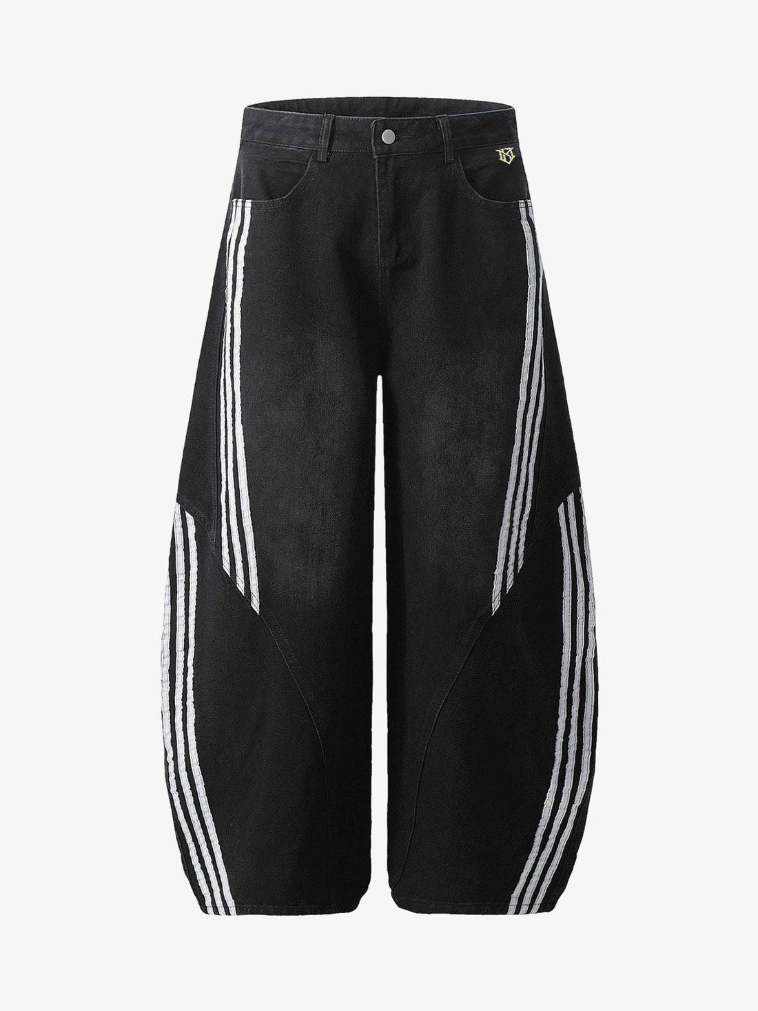 Barrel Denim – Striped Stitch Detailing