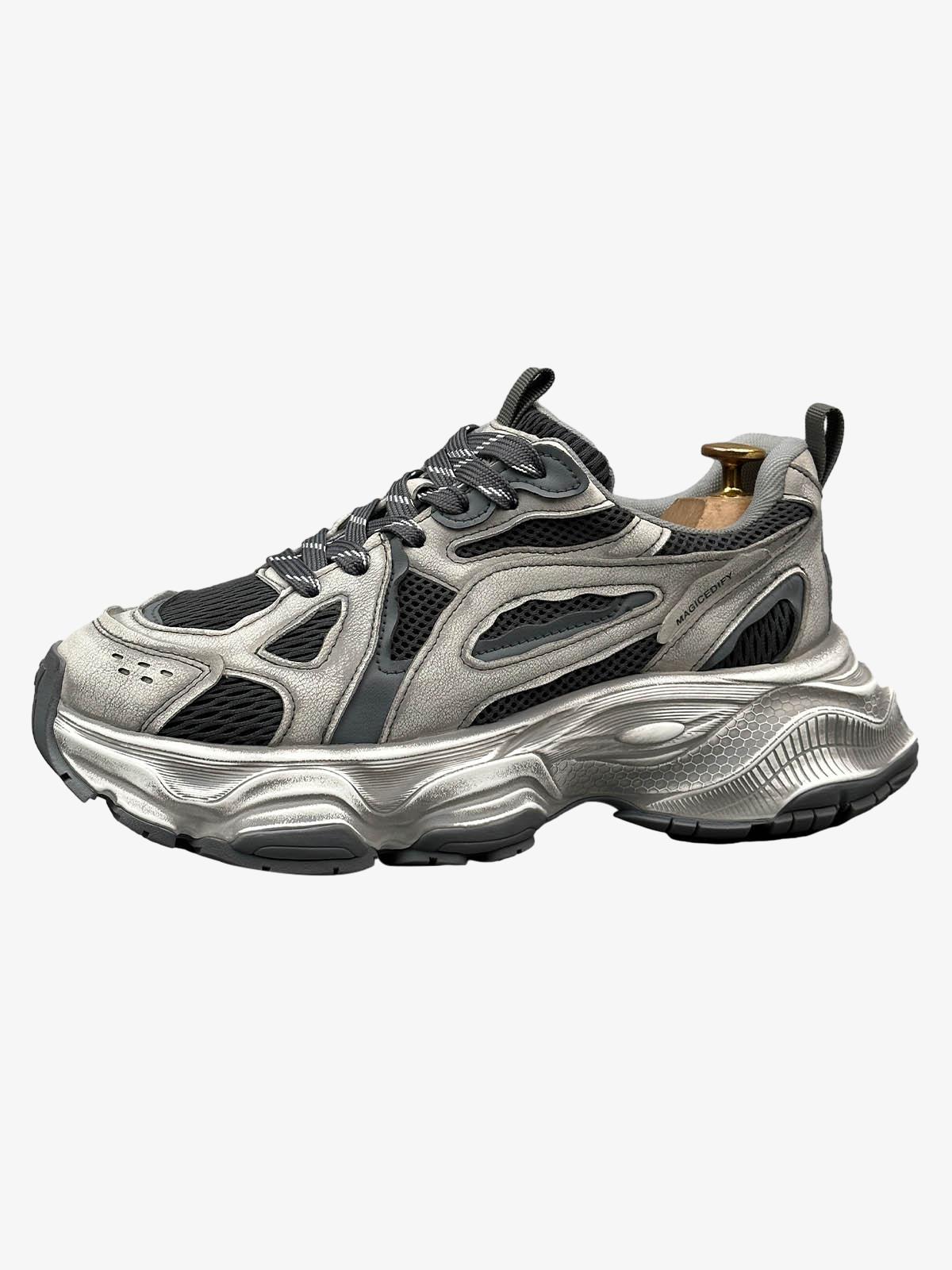 Kalın Tabanlı Nefes Alabilir Running Sneaker