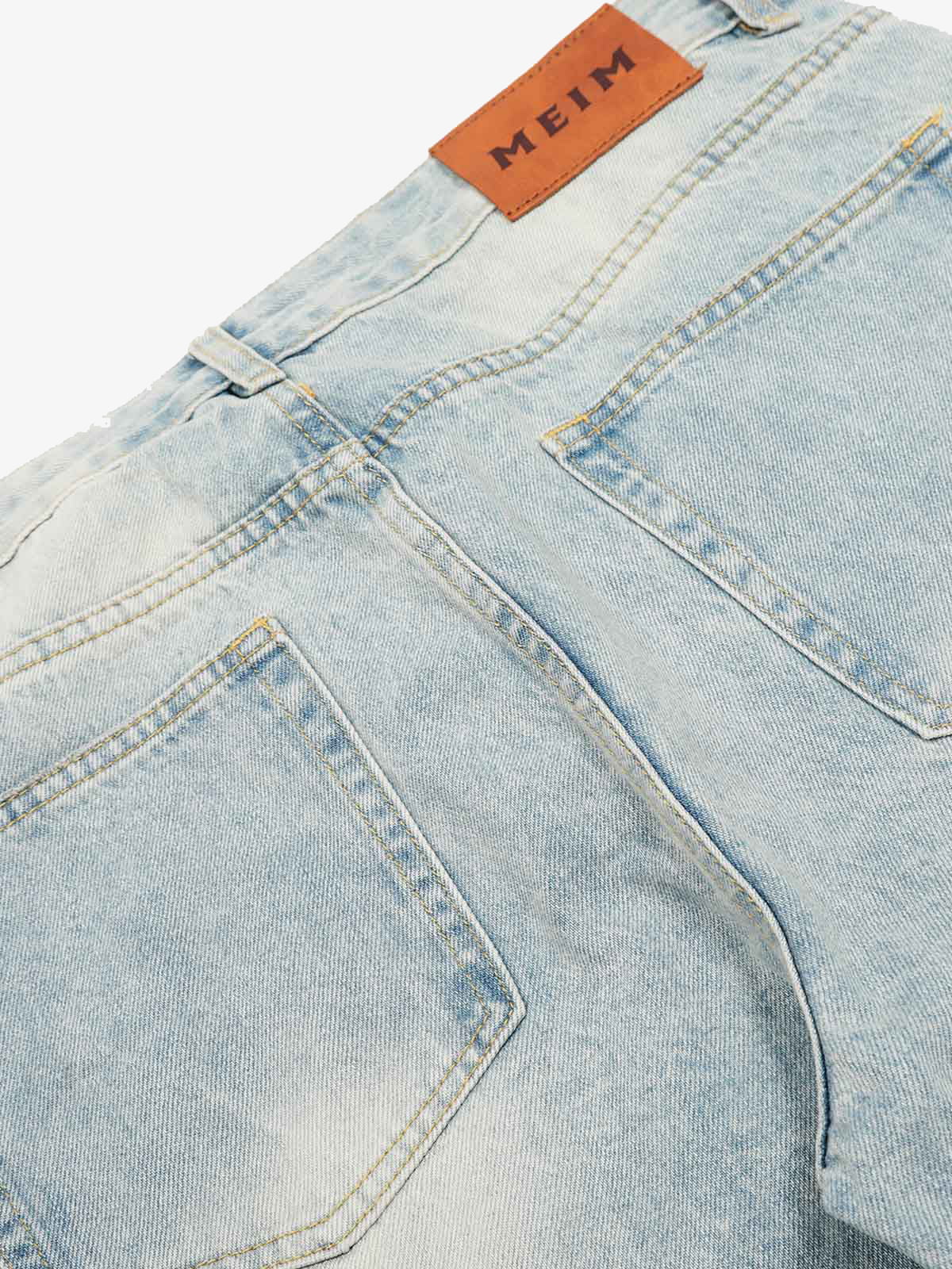 Retro Yıkamalı Barrel Jean