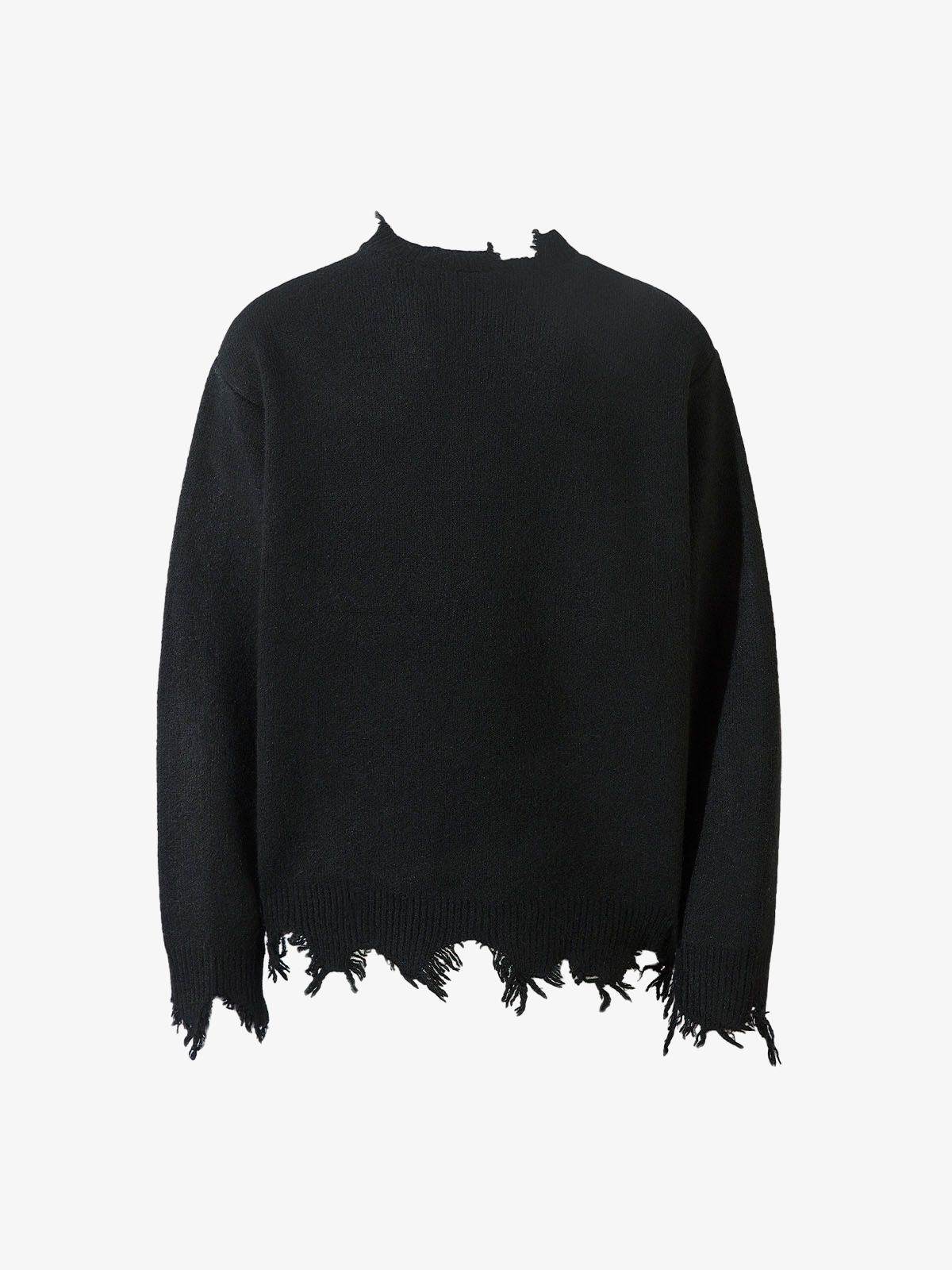 Distressed Quarter Zip Triko Kazak