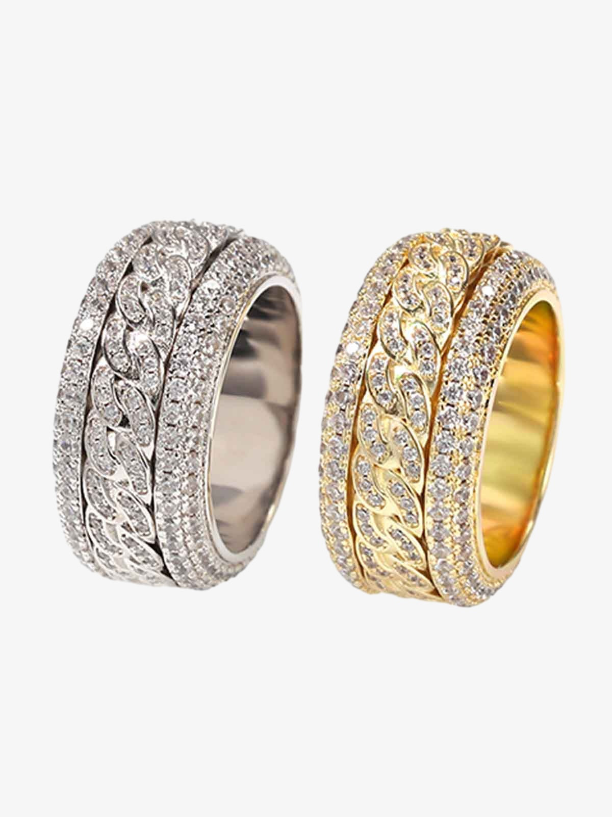 UrbanLaws Özel Tasarım Full Diamond Ring – Sokak Stilinde Şıklık