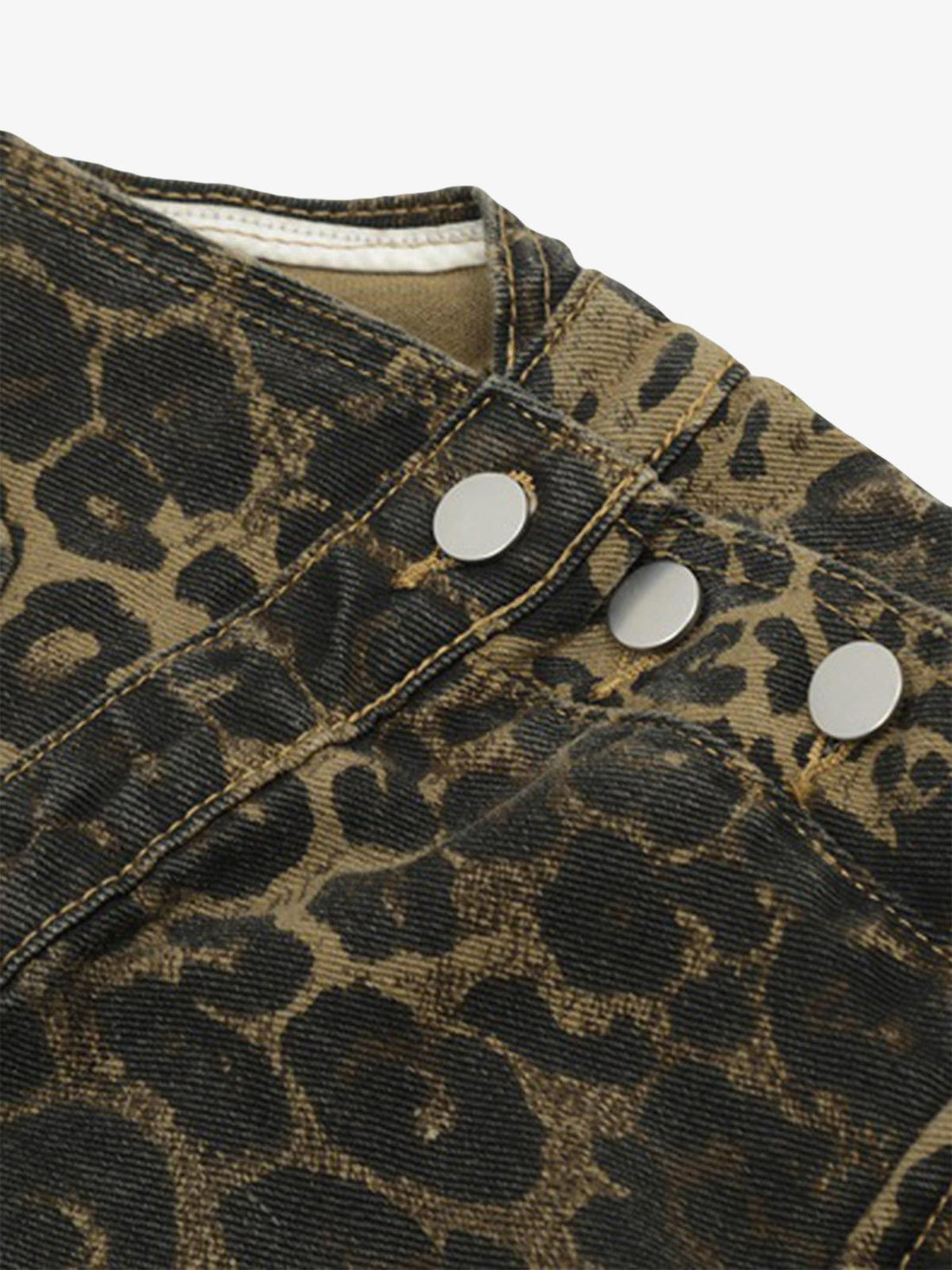 Streetwear Leopar Baskılı Tulum