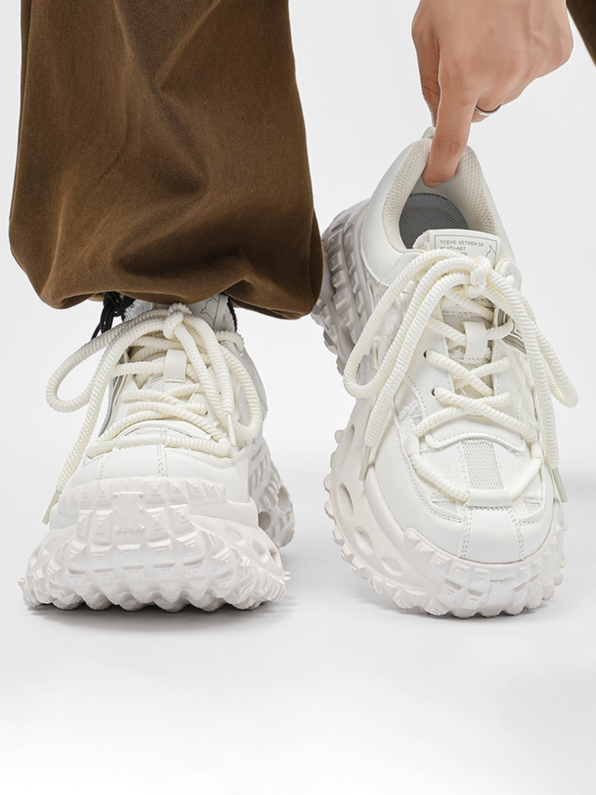 Özel Tasarım Retro Tire Sole Chunky Sneaker