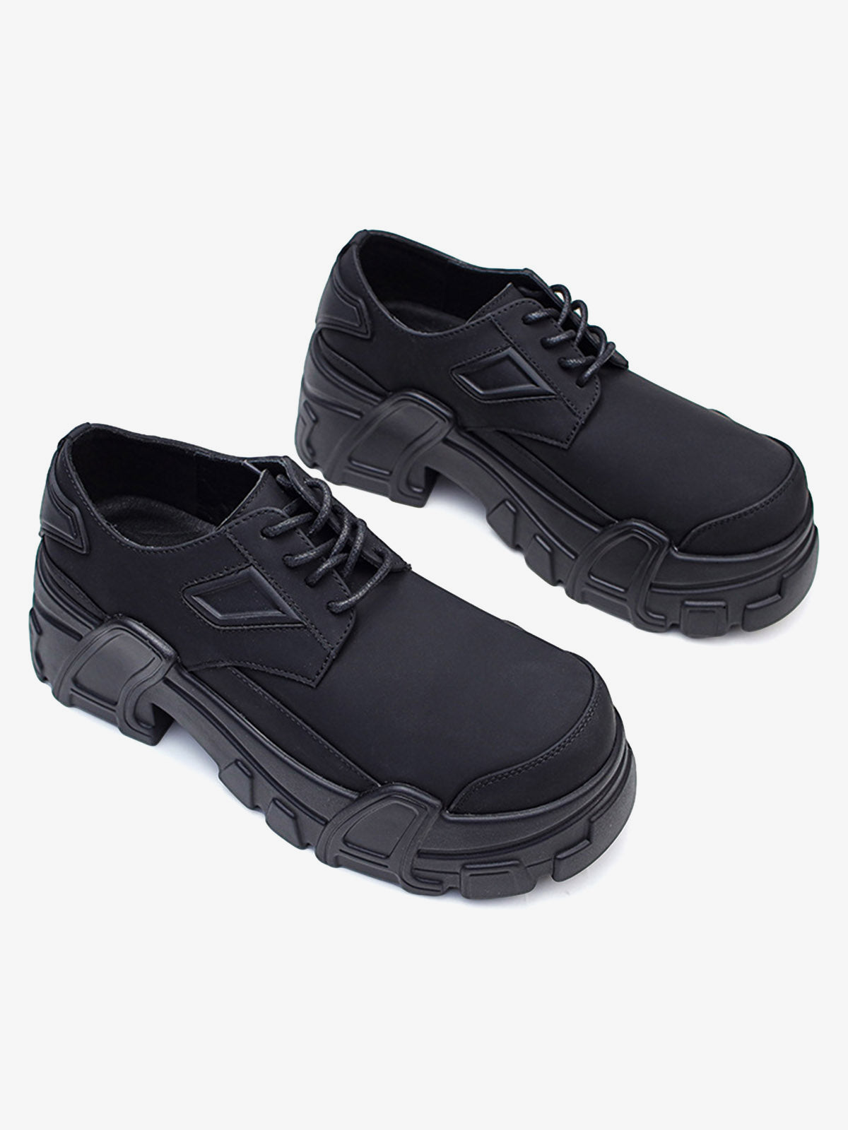 UrbanLaws All-Black Chunky Platform Sneakers