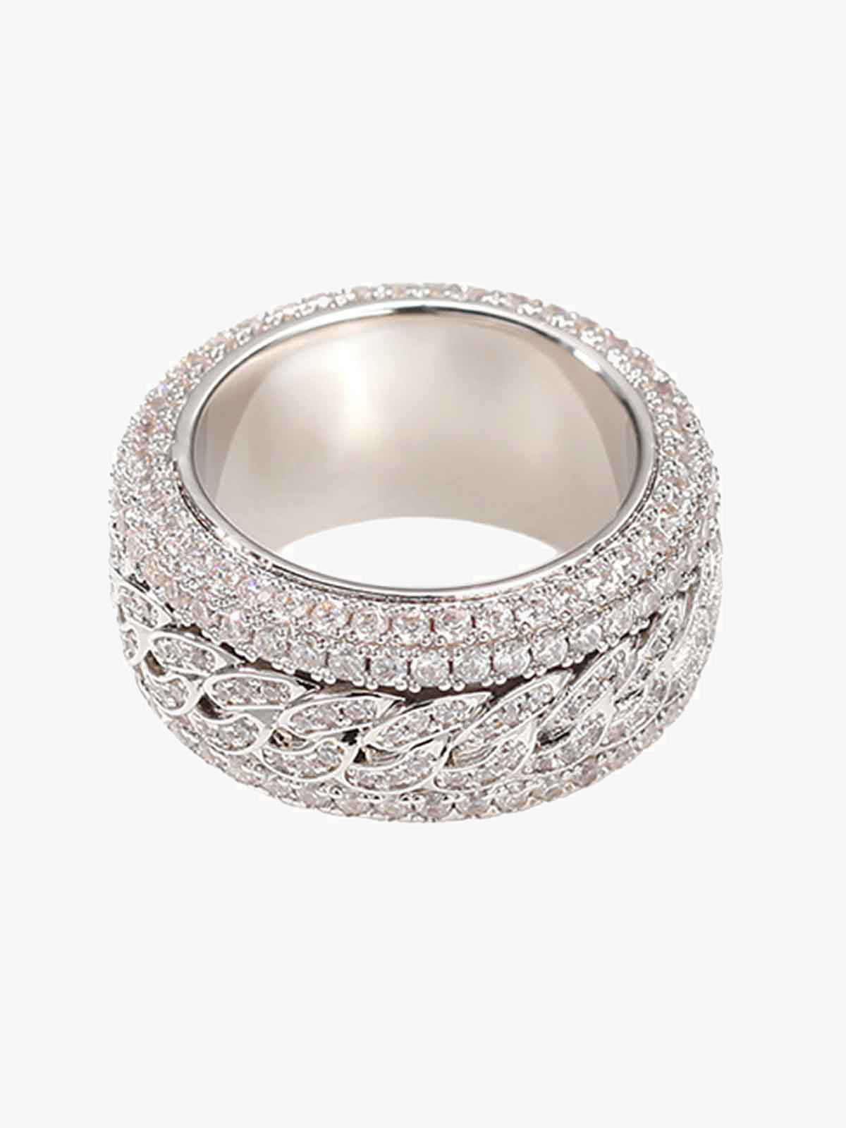 UrbanLaws Özel Tasarım Full Diamond Ring – Sokak Stilinde Şıklık