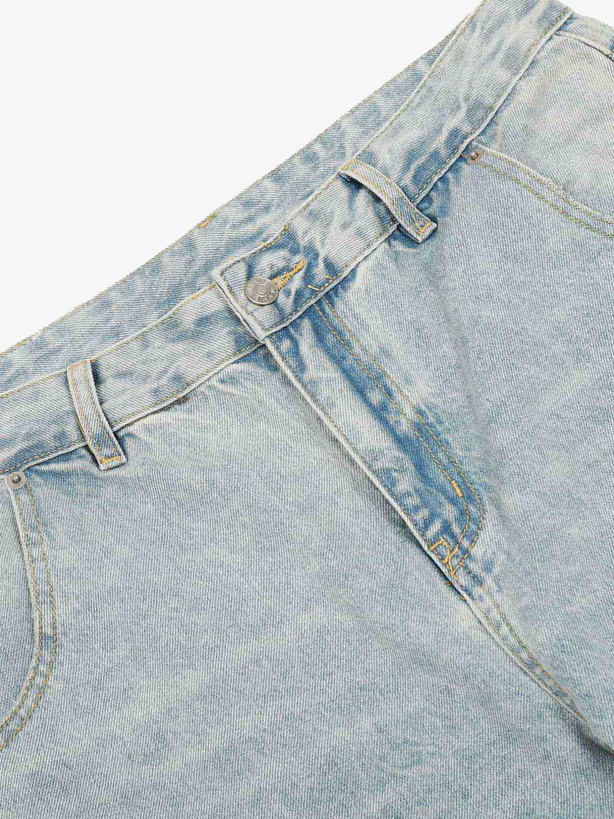 Retro Yıkamalı Barrel Jean