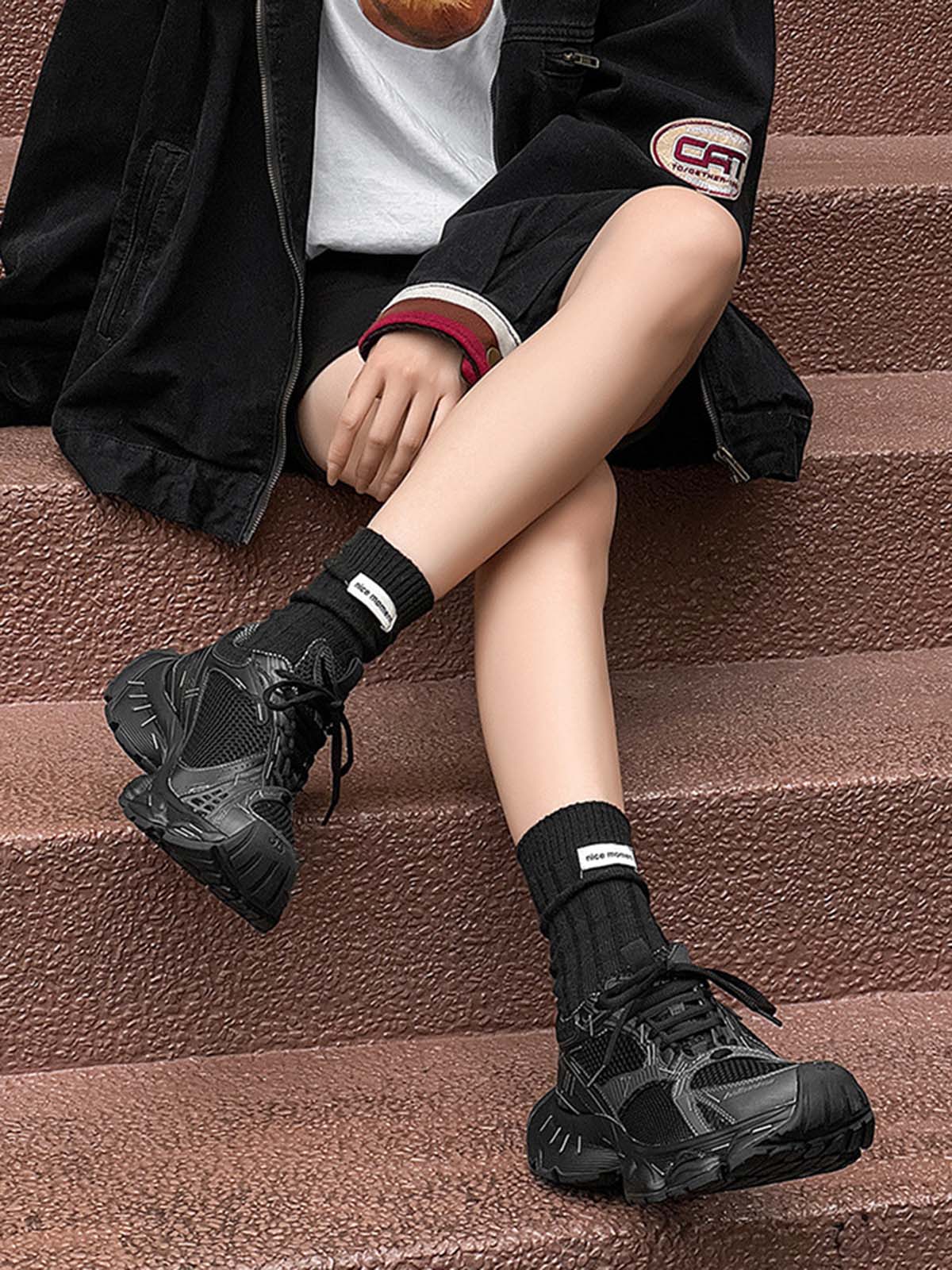 UrbanLaws Retro Stapler Chunky Sneakers