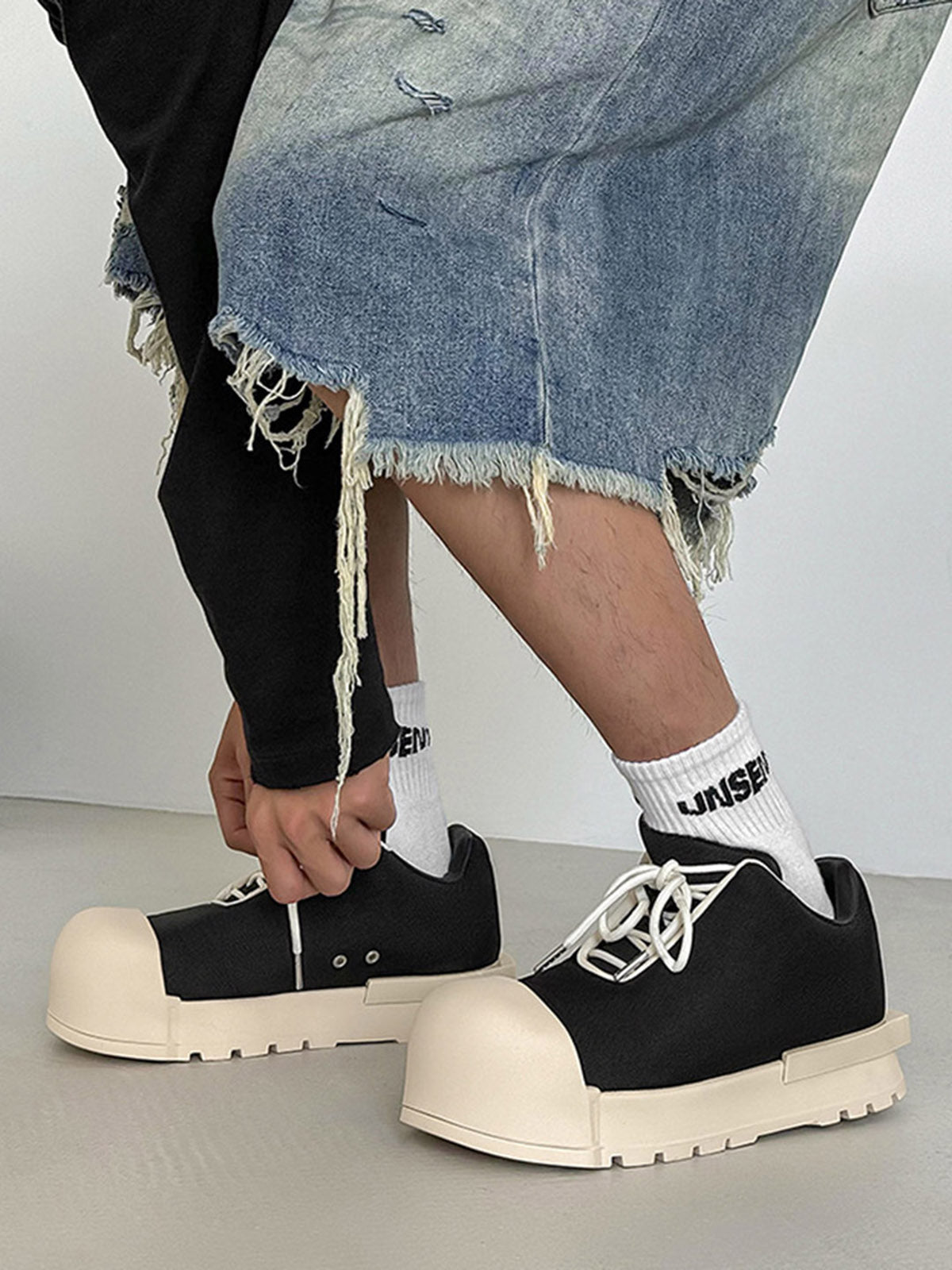 Özel Tasarım Kanvas Platform Sneaker