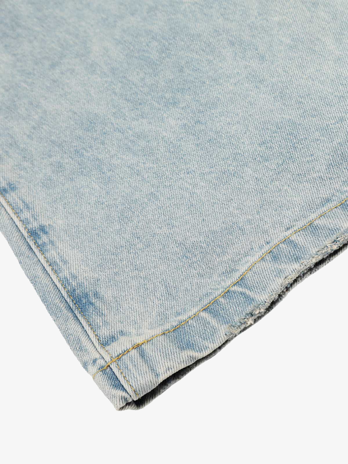 Retro Yıkamalı Barrel Jean