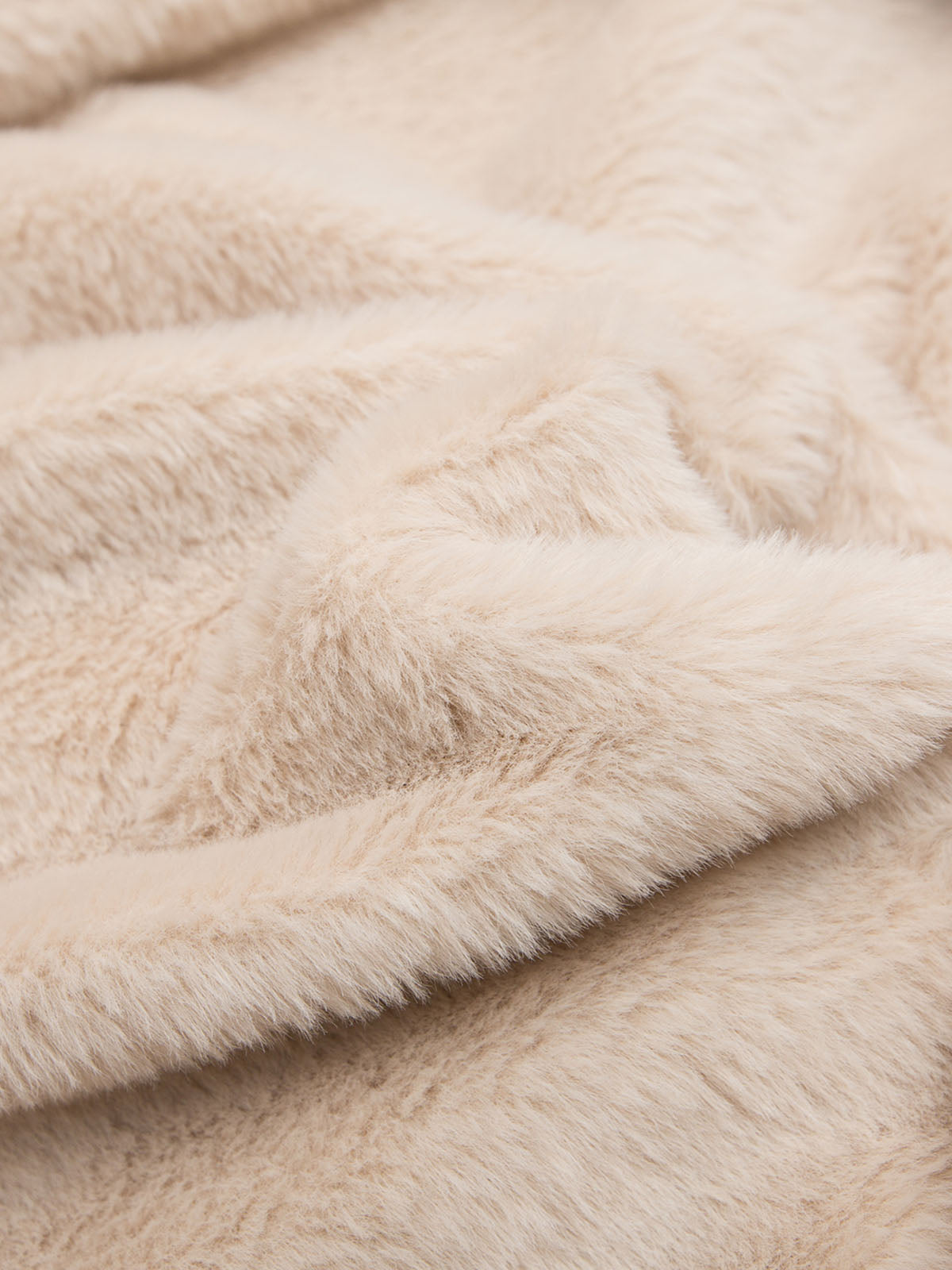 Faux Fur Astarlı Kapüşonlu Bomber Ceket