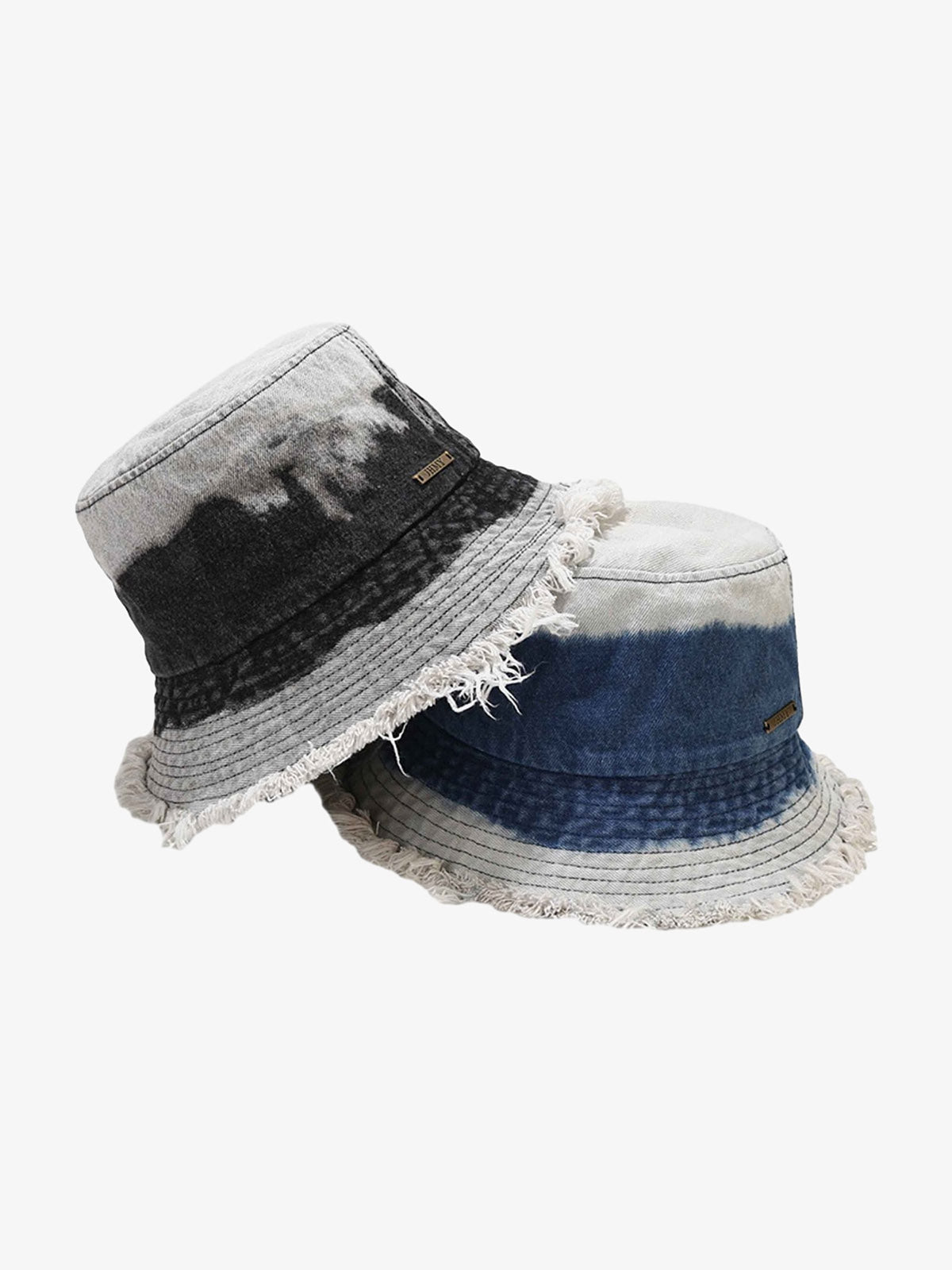 Vintage Denim Kamuflaj Fisherman Şapka