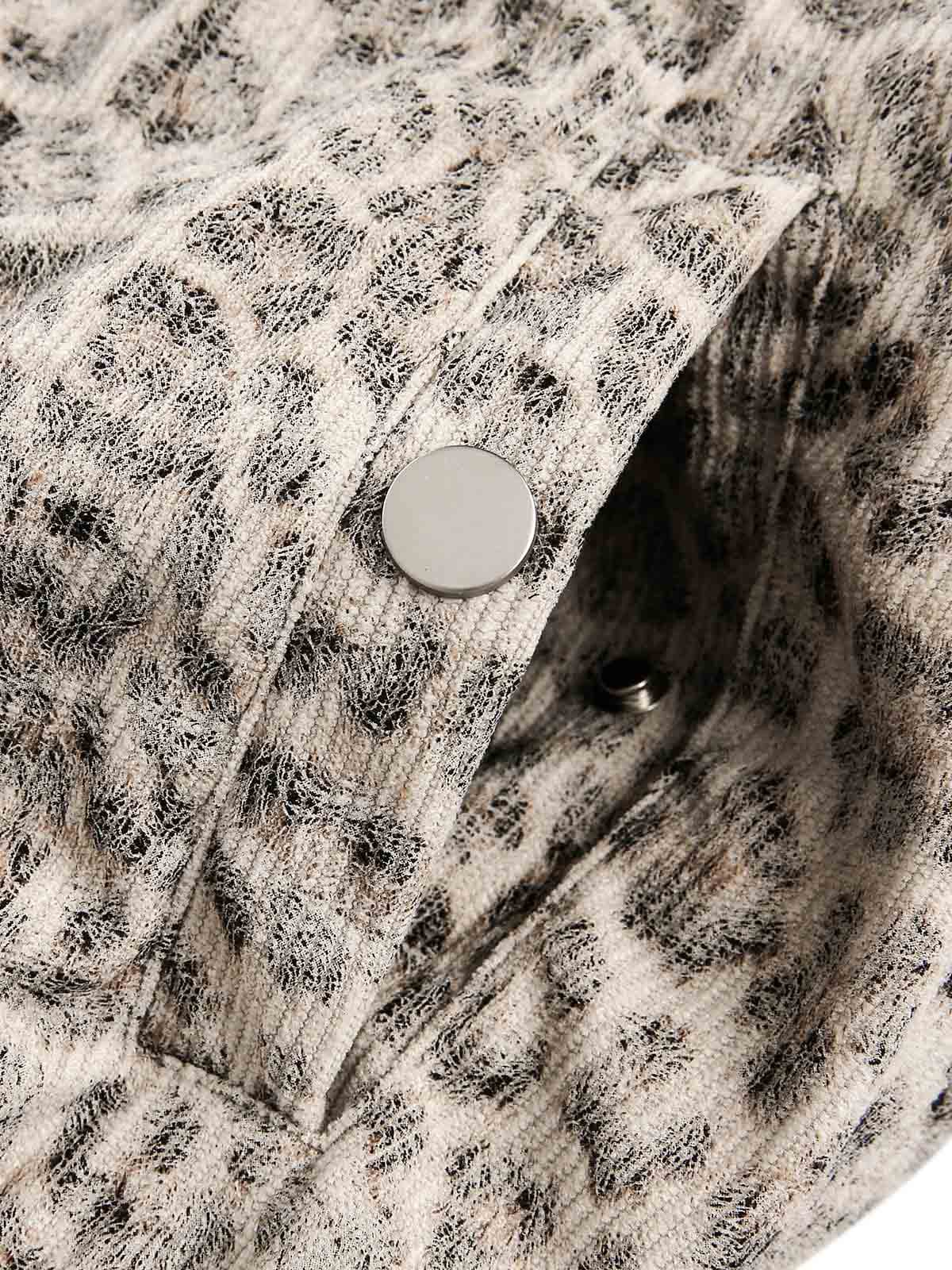 Fur Hooded Washed Cotton Ceket