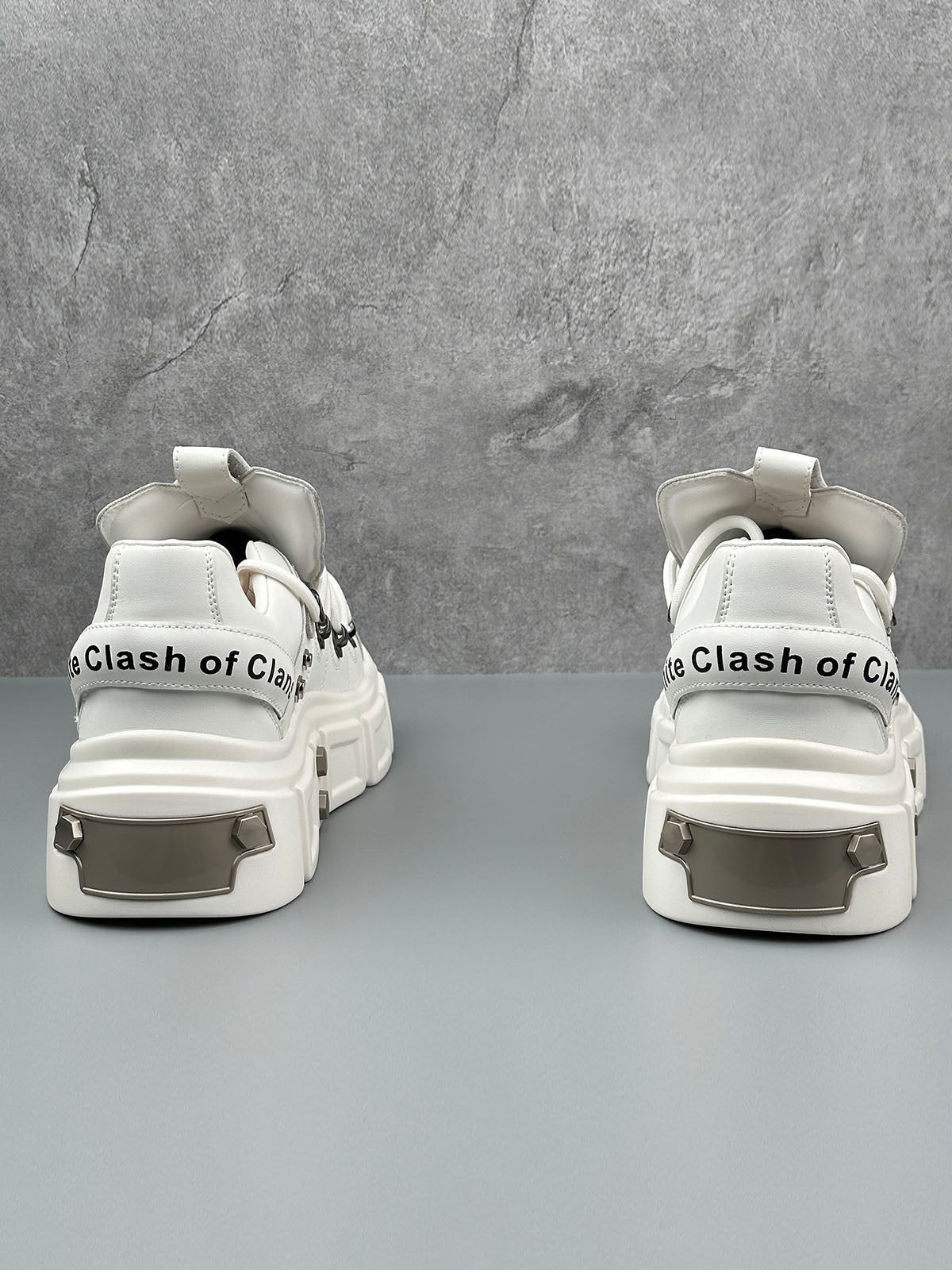 UrbanLaws Sokak Modası Rivet Punk Derby Shoes