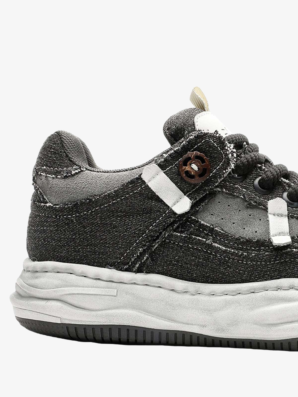 Yıpratmalı Deconstructed Split Whisker Platform Sneaker