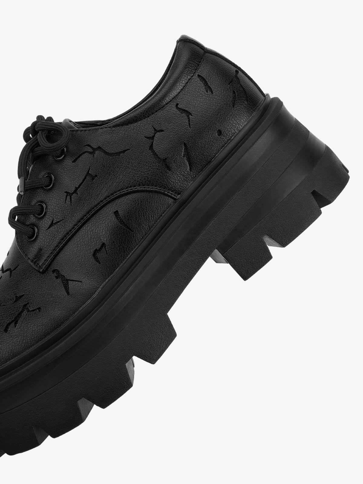 UrbanLaws Sokak Modası Crackle Leather Shoes