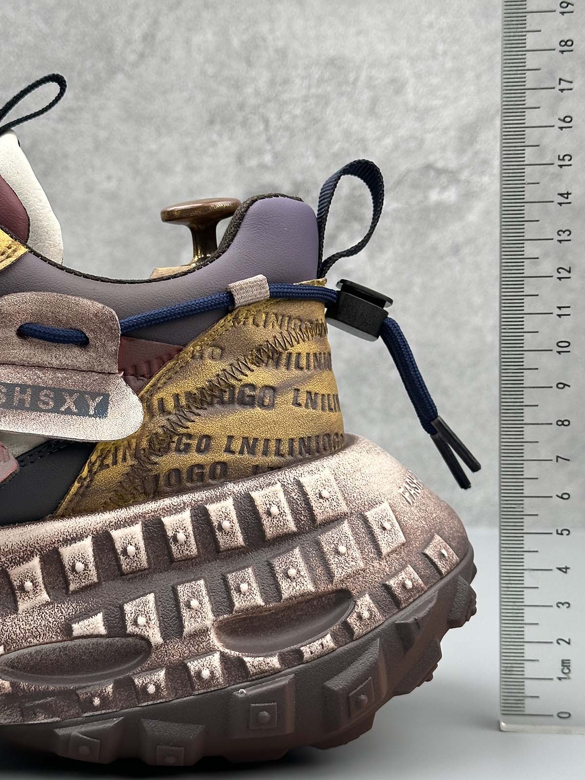 Özel Tasarım Letter İşlemeli Chunky Platform Sneaker