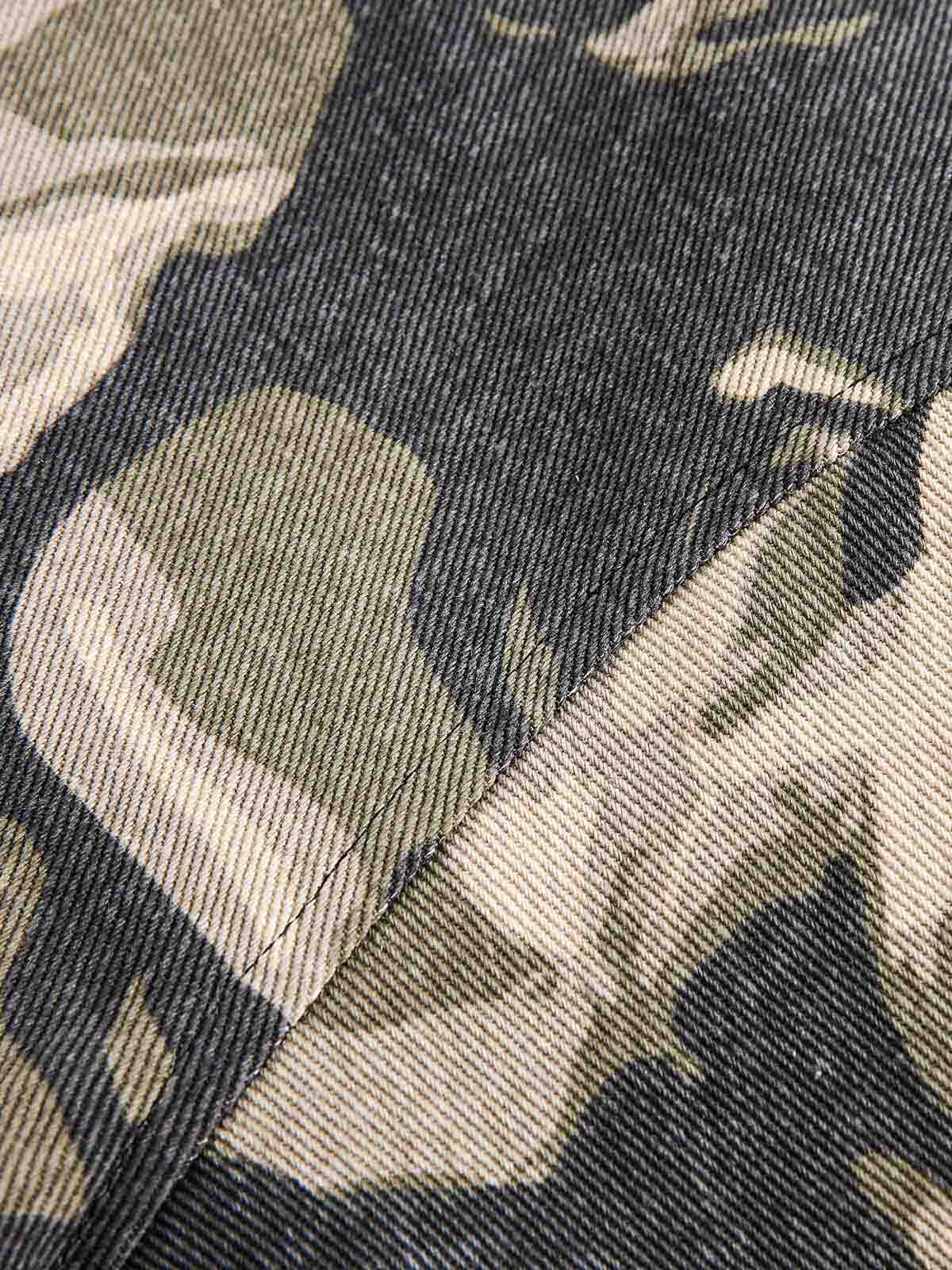 Fur Hooded Washed Cotton Ceket